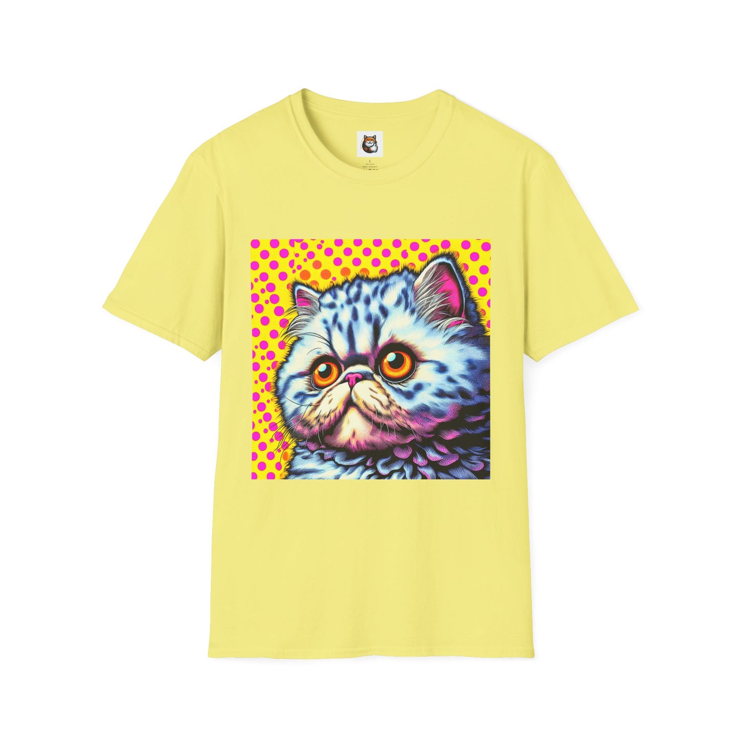 Selkirk Rex Cat T-Shirt comic book cutie