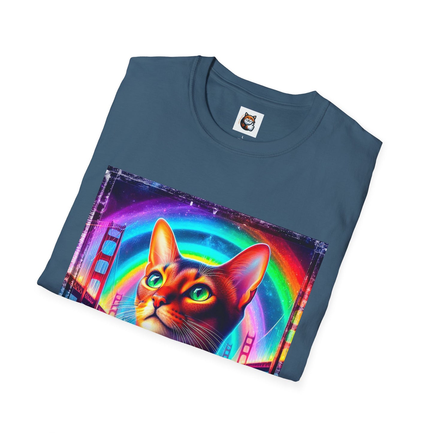 Abyssinian rainbow Softstyle T-Shirt