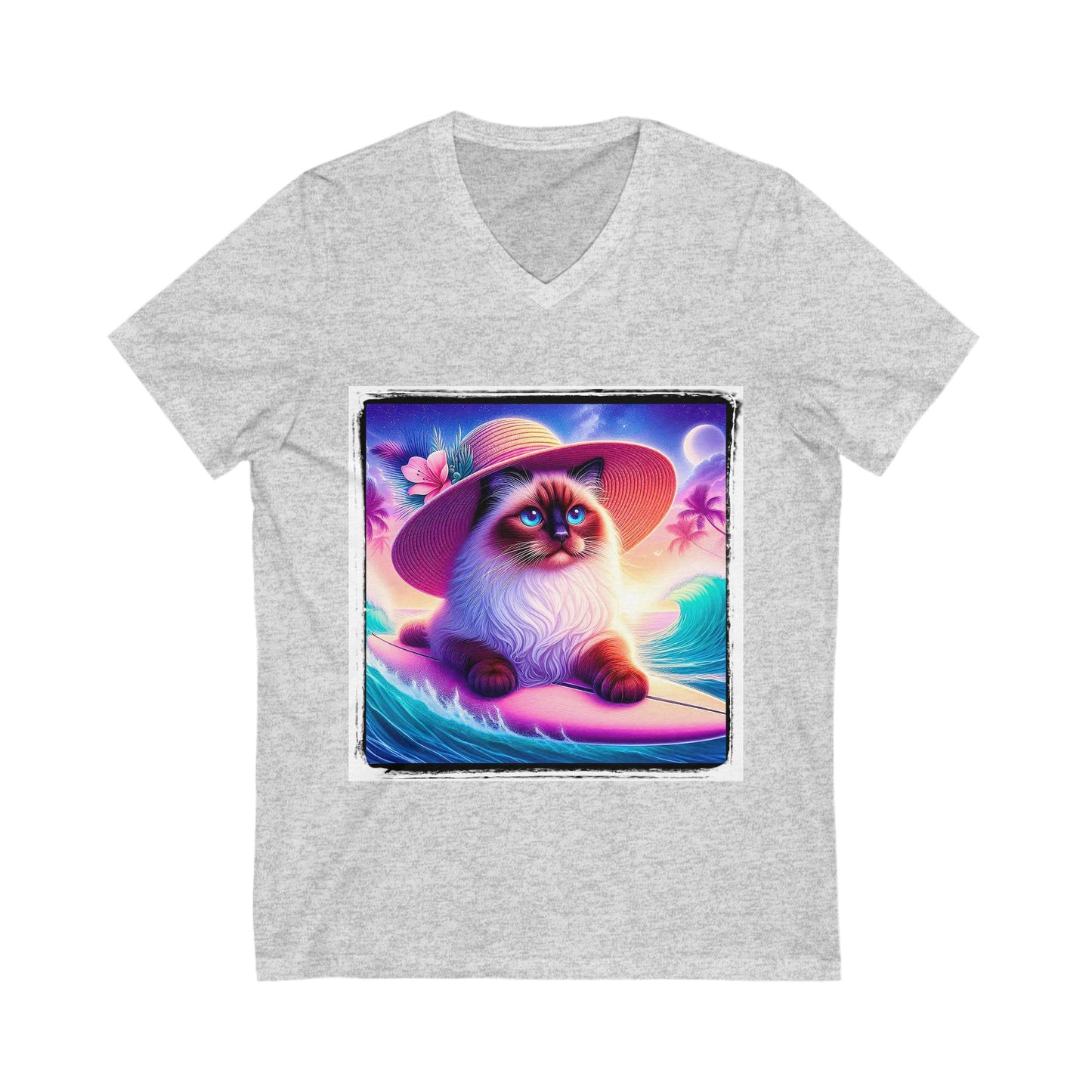 Birman Unisex Jersey Short Sleeve V-Neck Tee