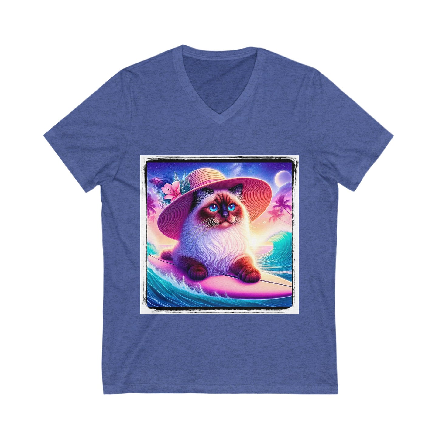 Birman Unisex Jersey Short Sleeve V-Neck Tee