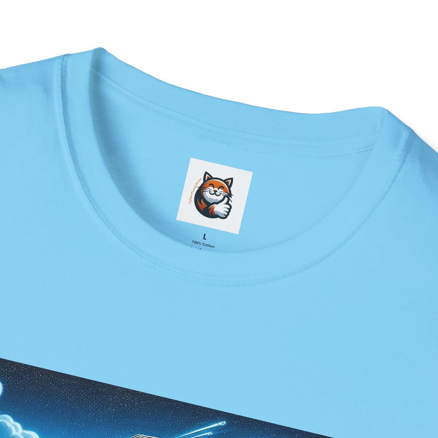 Russian Blue Cat pretty night T-Shirt