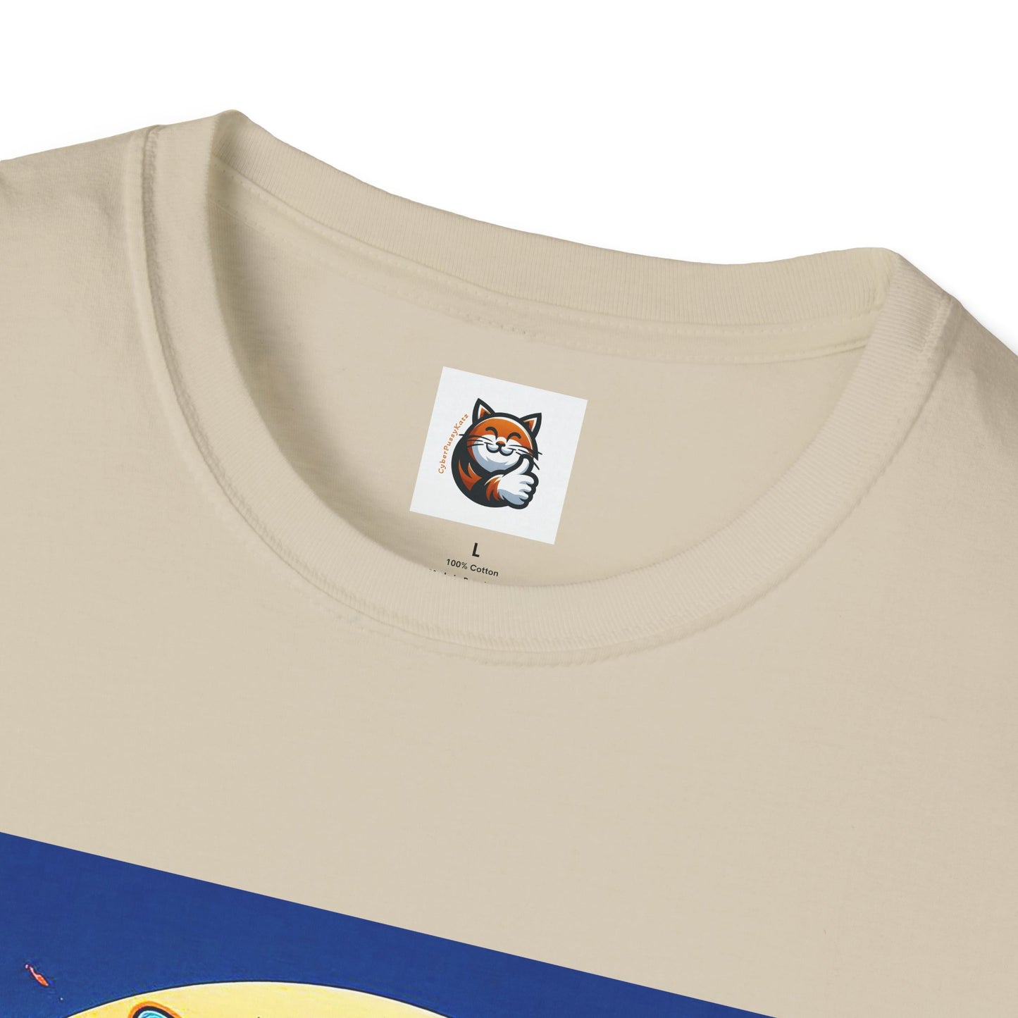 Russian Blue Cat Unisex Softstyle T-Shirt