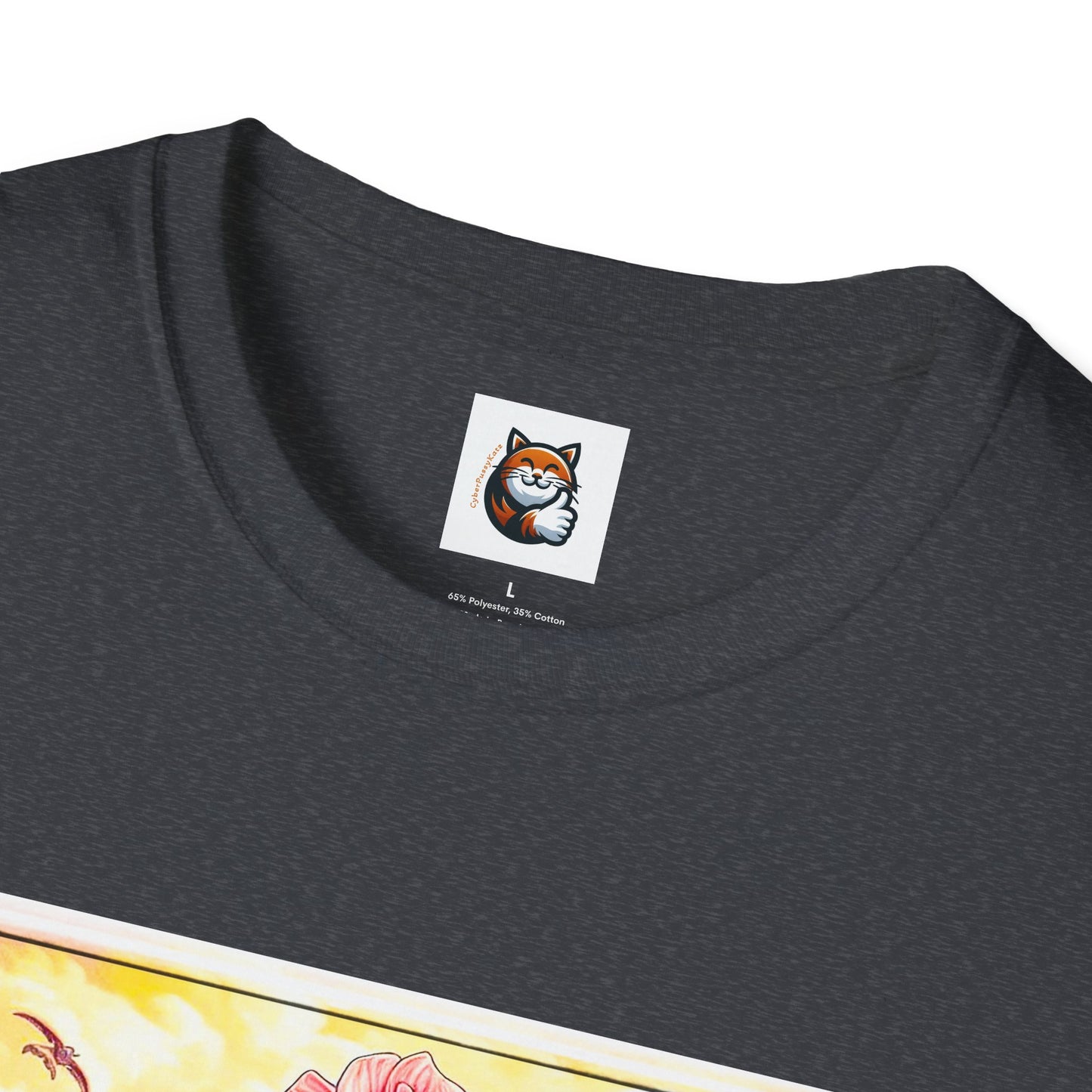 British Shorthair pretty surfer girl Softstyle T-Shirt