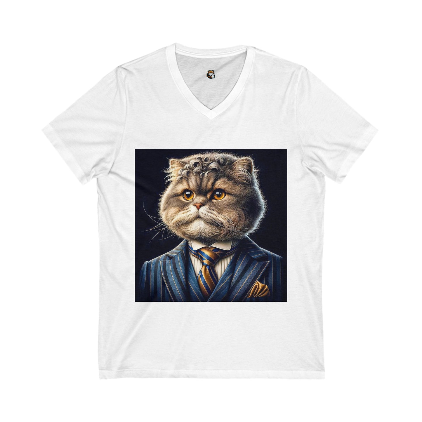 - Selkirk Rex Design V-Neck suit and tie