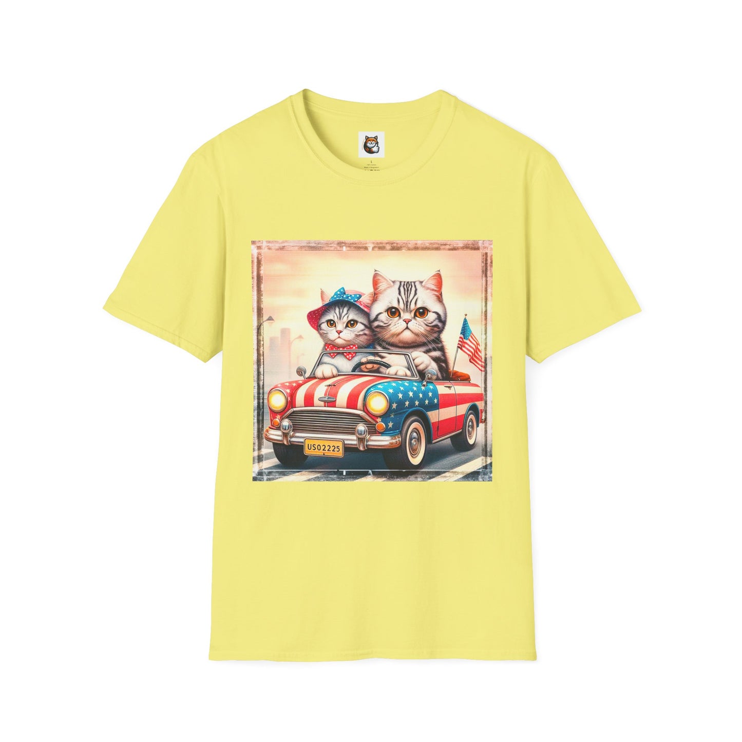 Wacky American Shorthair Unisex Softstyle T-Shirt