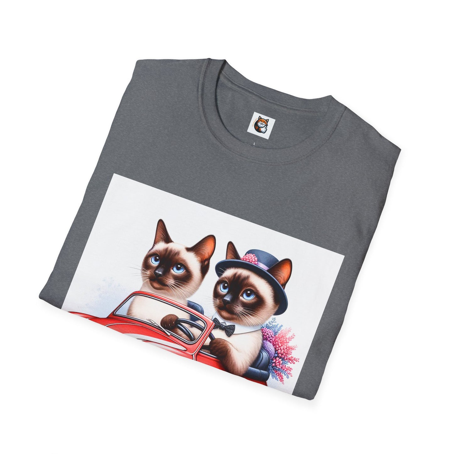 Wacky Siamese Cat friends driving