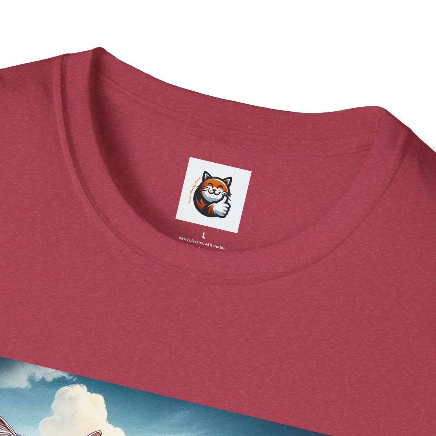 Wacky Norwegian Forest Cat Unisex Softstyle T-Shirt