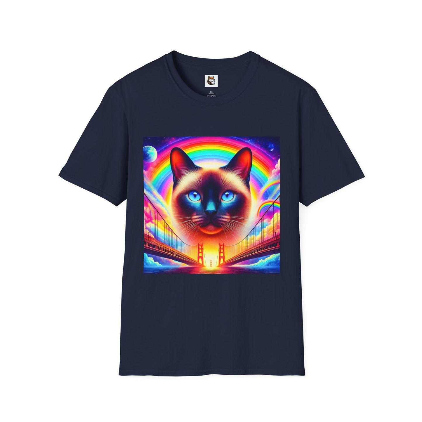 Siamese Cat floating kitty shirt