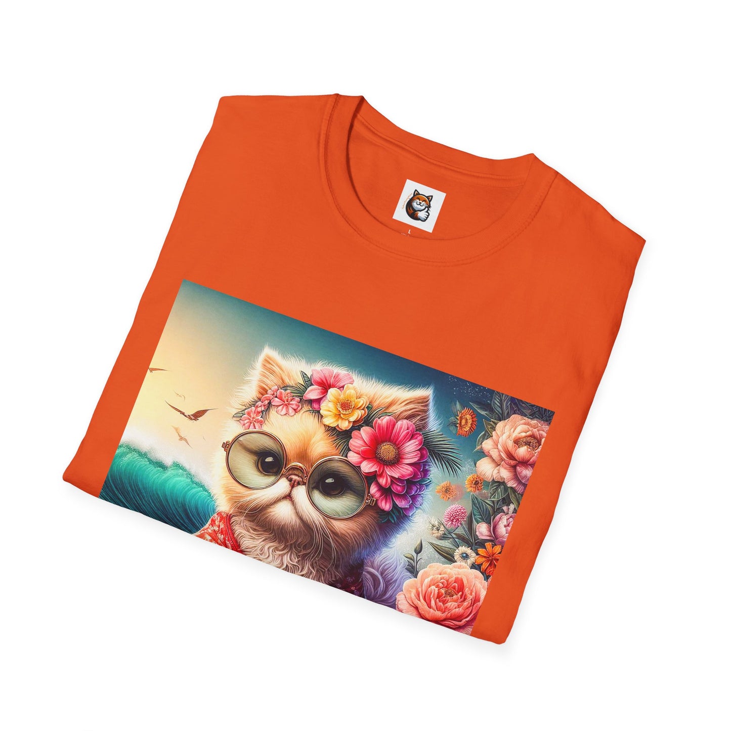 Selkirk Rex Cat T-Shirt beach babe