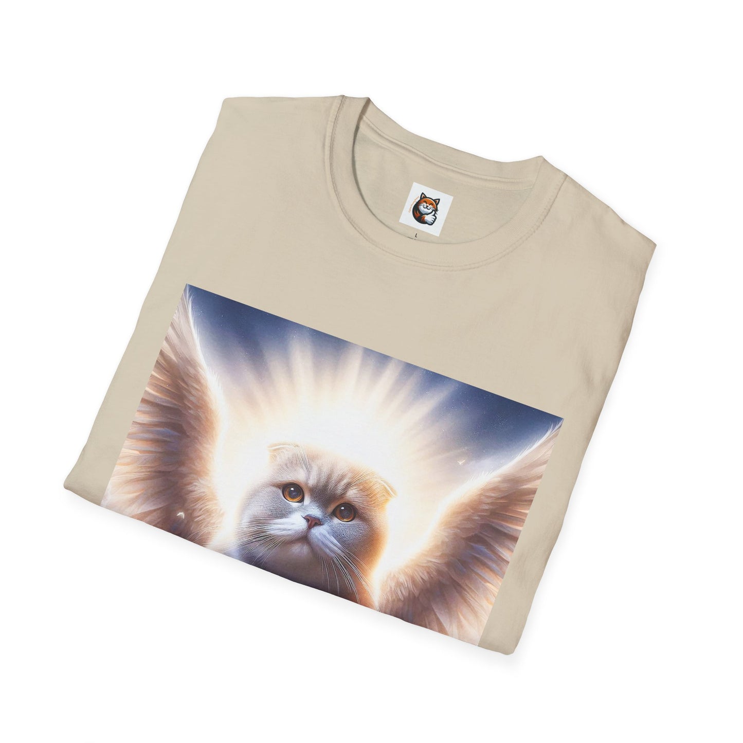 Scottish Fold Cat pretty Angel   T-Shirt