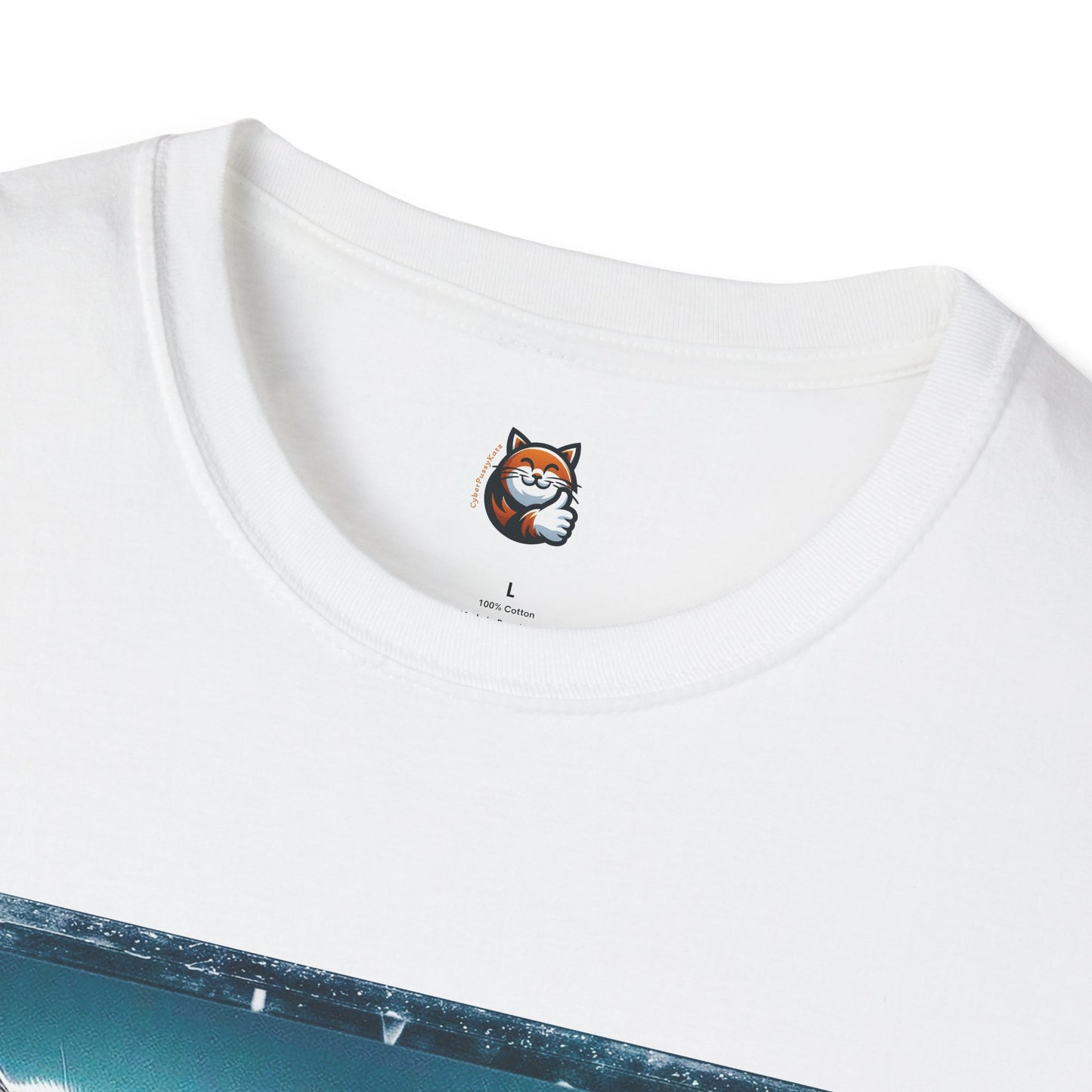 Wacky British Shorthair tiny red car Softstyle T-Shirt