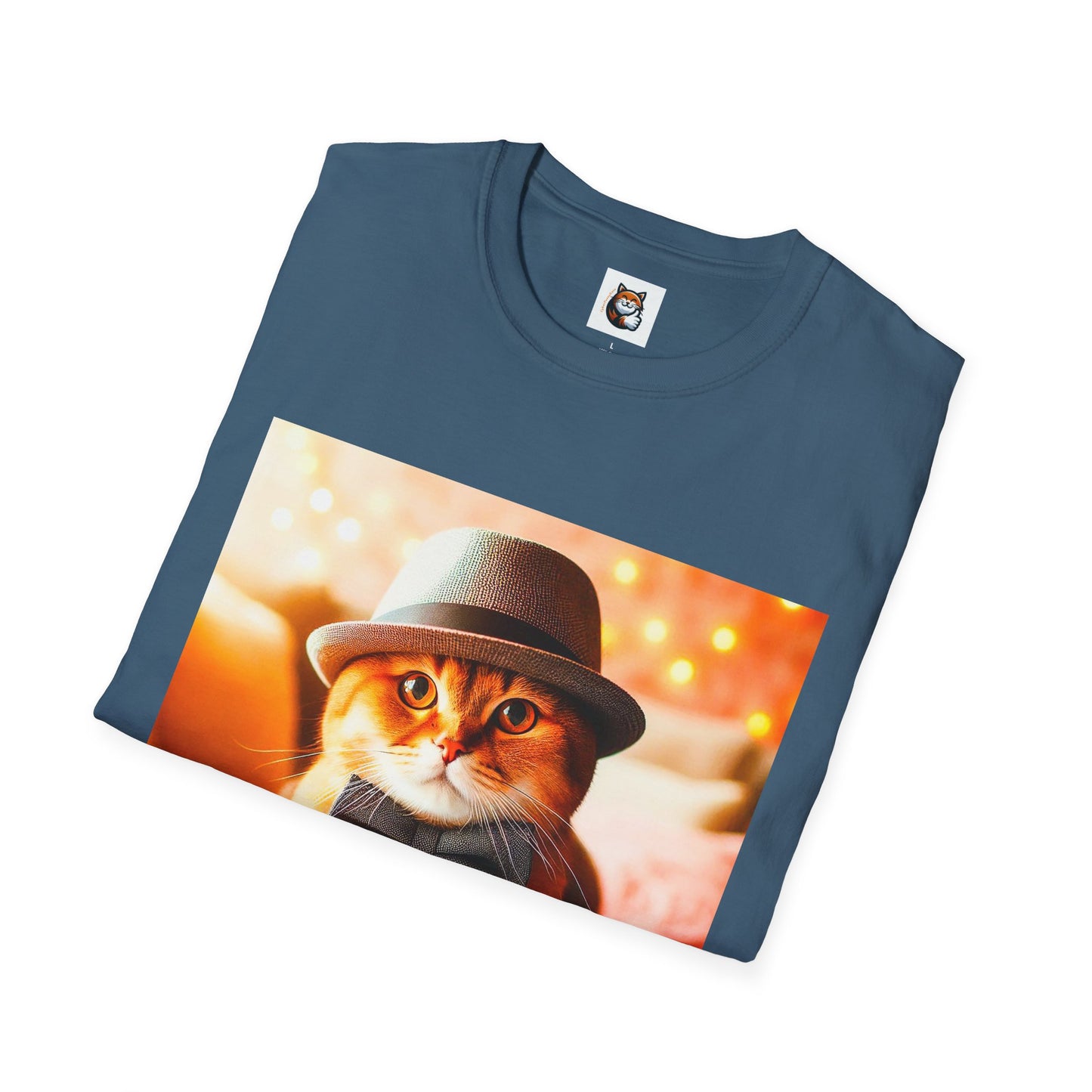 Scottish Fold Cat bow tie  T-Shirt