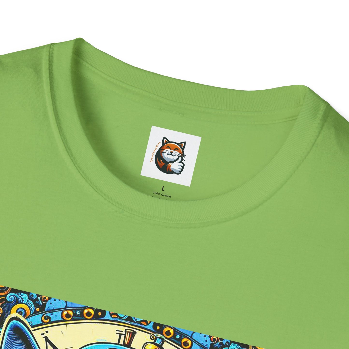 Russian Blue Cat steam punk T-Shirt