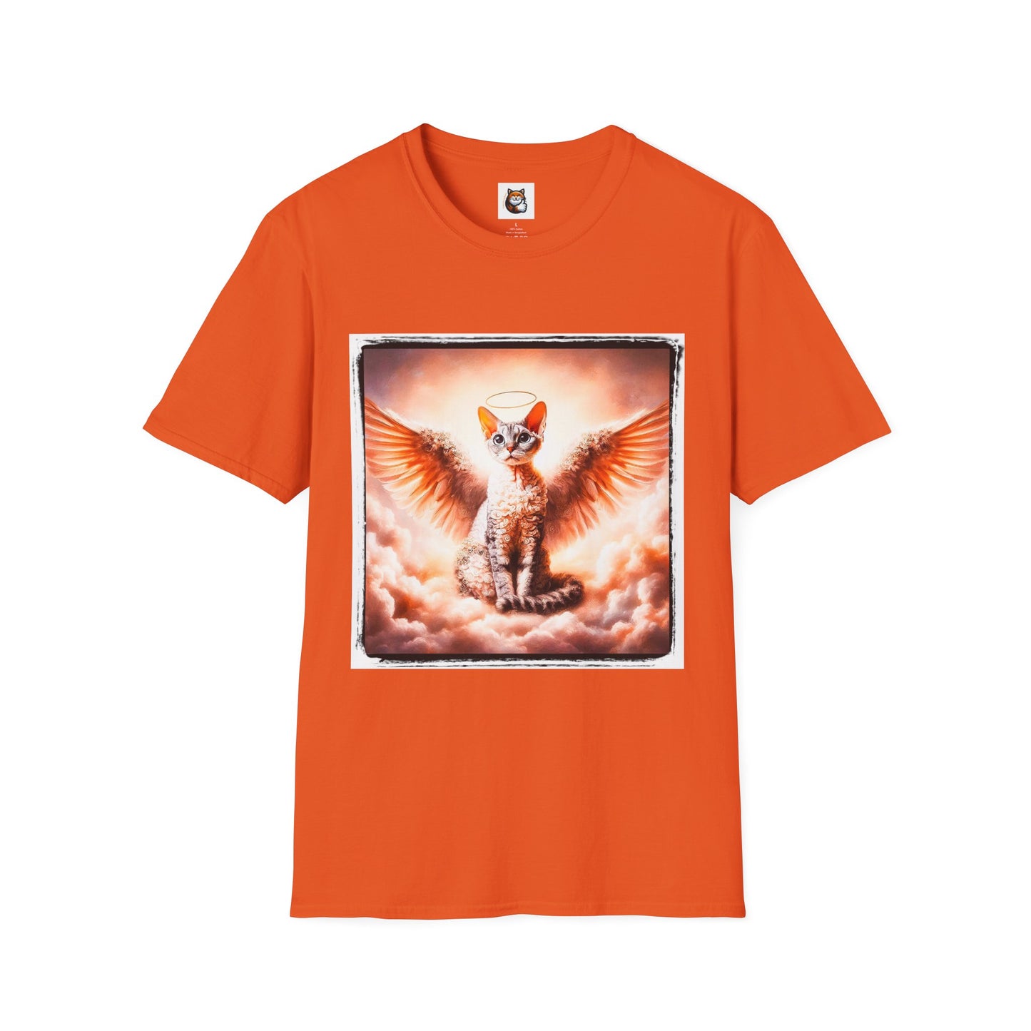 Devon Rex Cat pretty Angel Softstyle T-Shirt