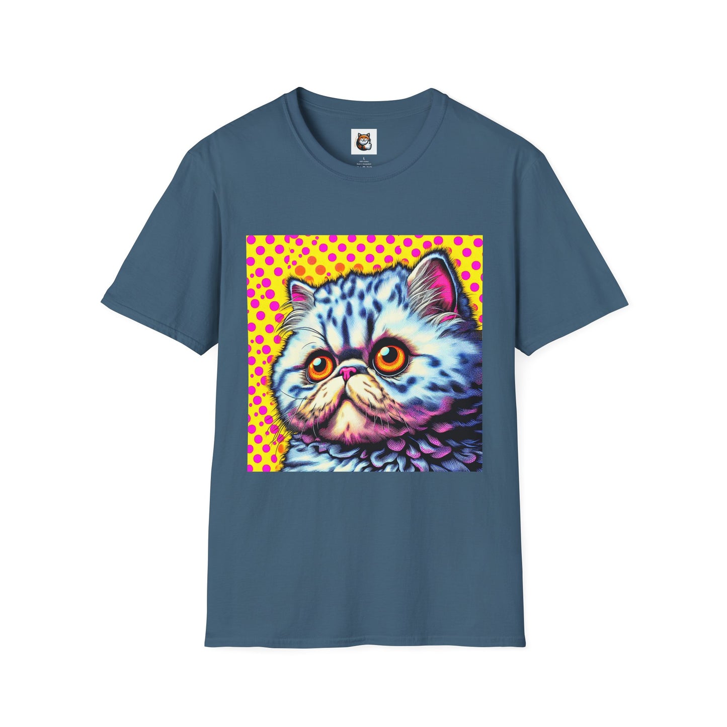 Selkirk Rex Cat T-Shirt comic book cutie