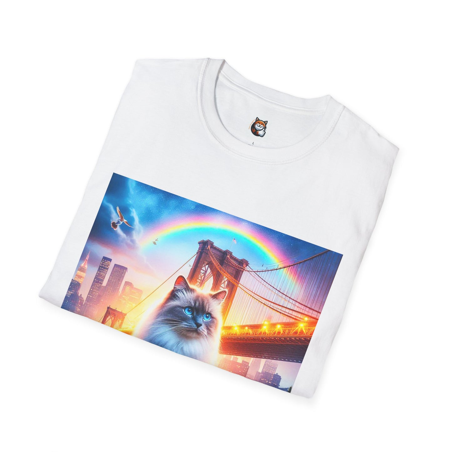 Ragdoll Unisex  rainbow bridge T-Shirt