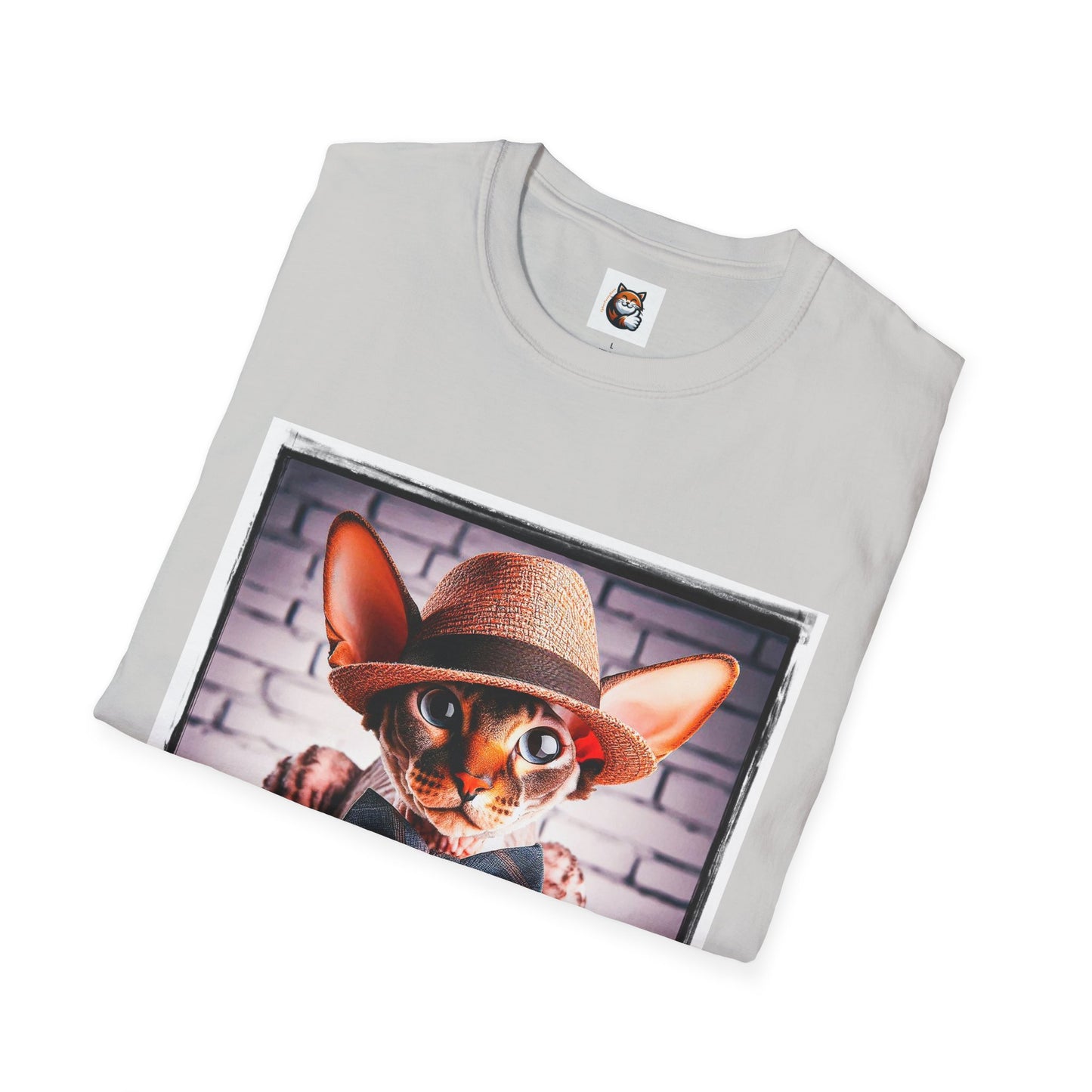 Cornish Rex Cat bow tie and hat T-Shirt