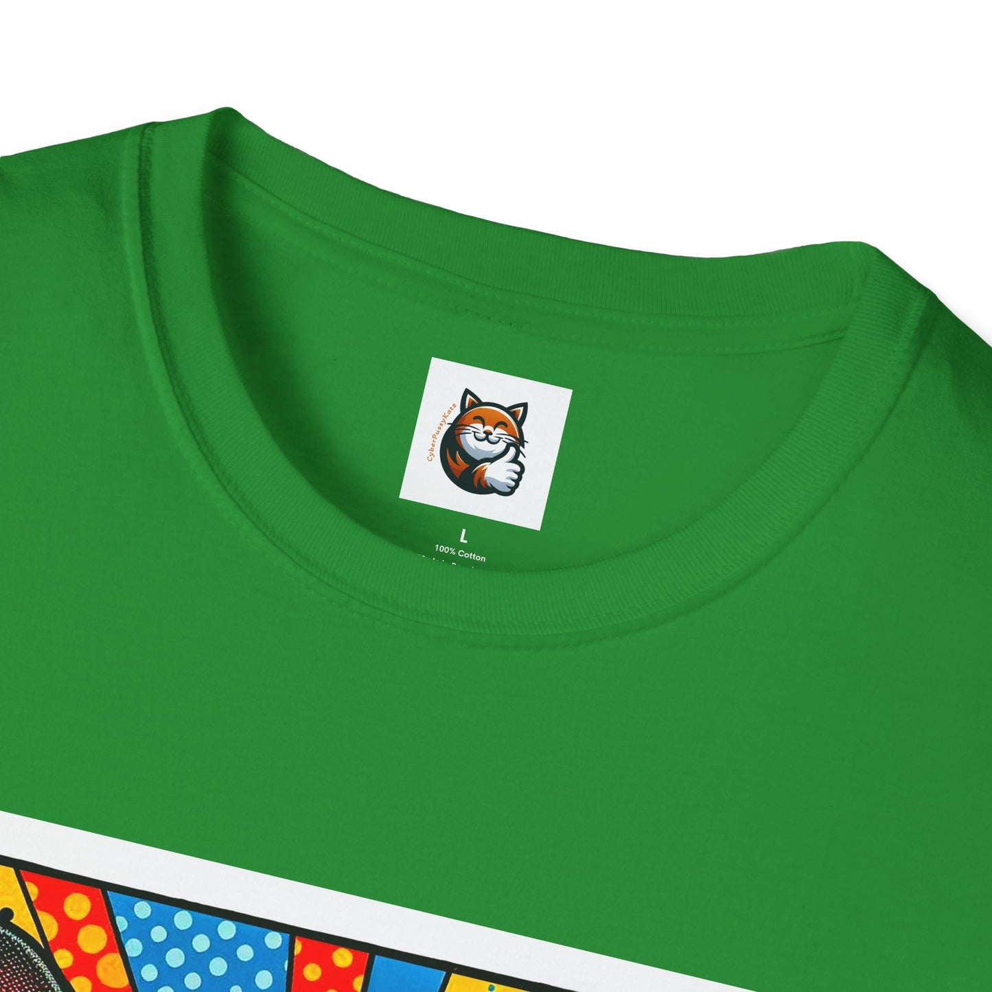 Devon Rex Comic book  Unisex Softstyle T-Shirt