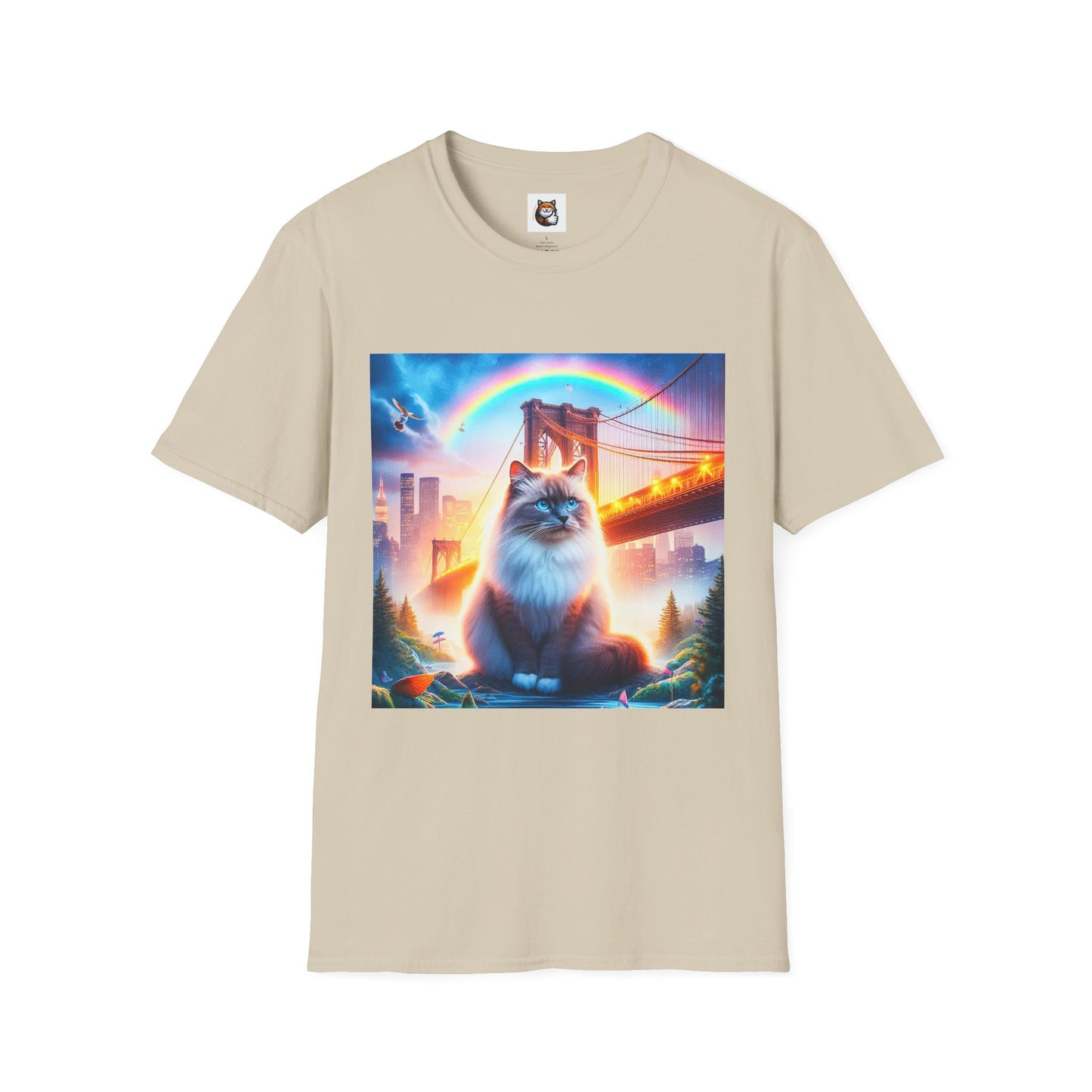 Ragdoll Unisex  rainbow bridge T-Shirt