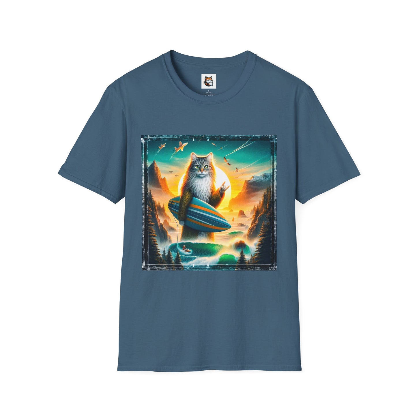 Norwegian Forest Cat Unisex Softstyle T-Shirt