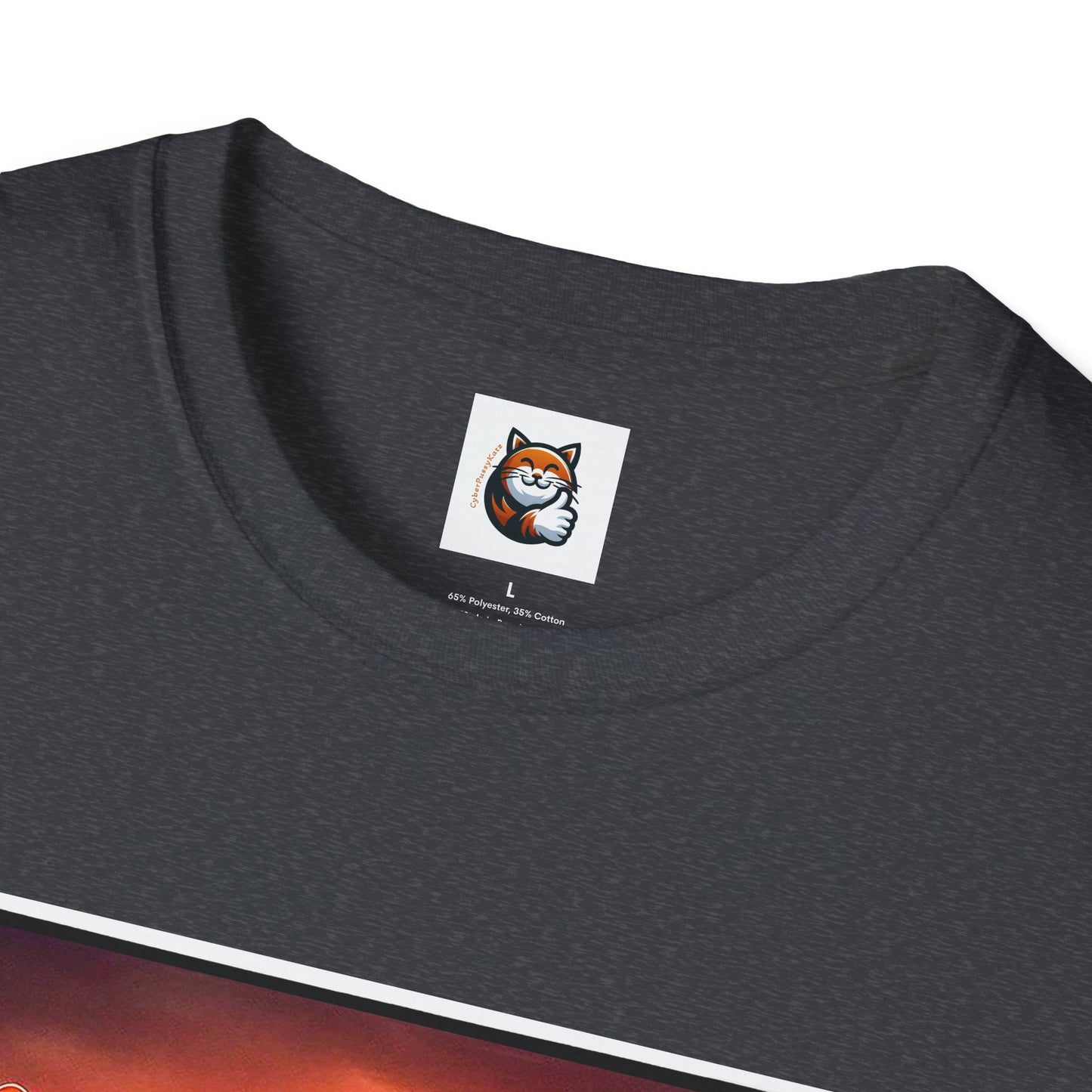Wacky  Devon Rex Cats driving  Unisex Softstyle T-Shirt