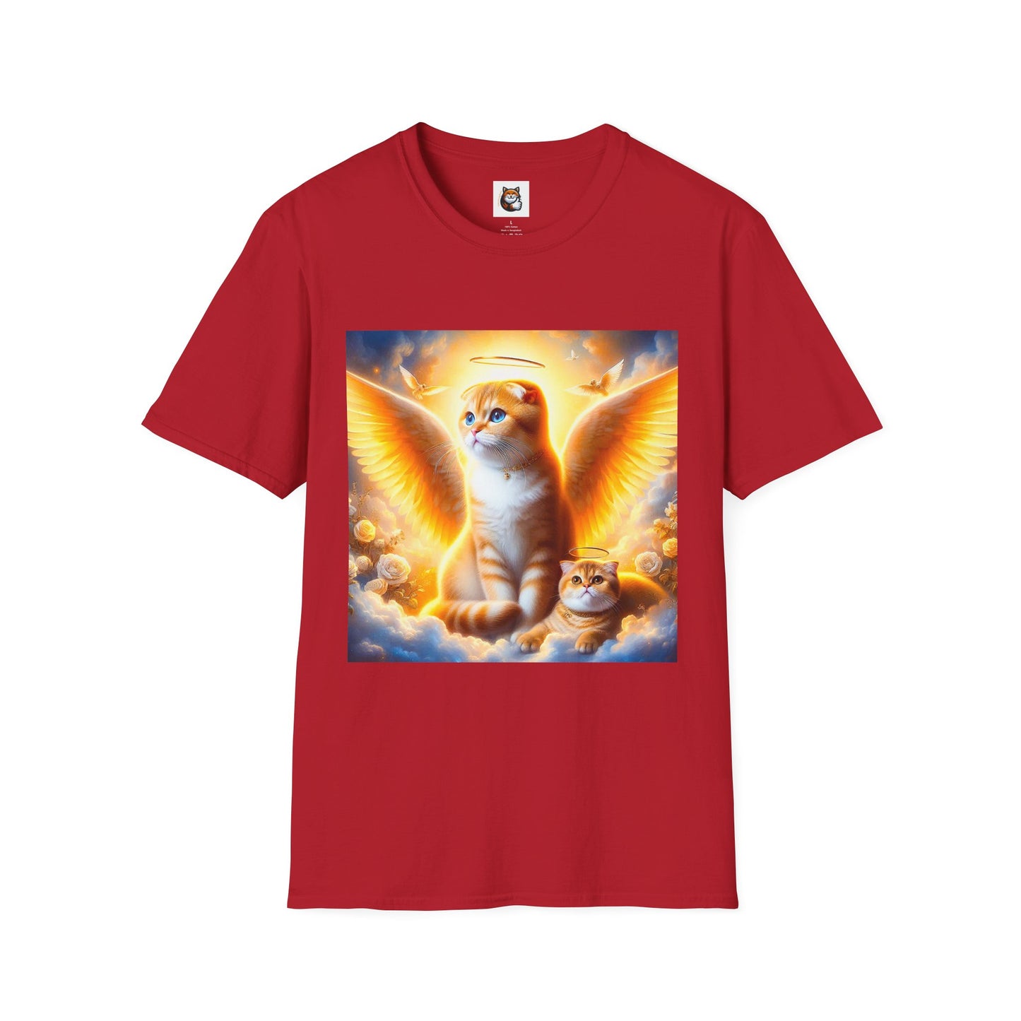 Scottish Fold Cat  golden Angel T-Shirt