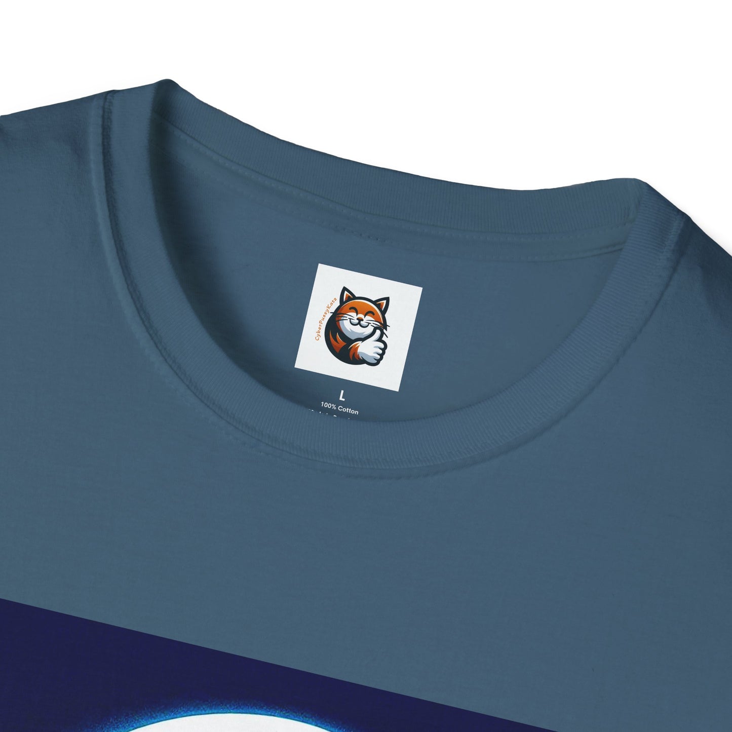Russian Blue Cat Unisex Softstyle T-Shirt