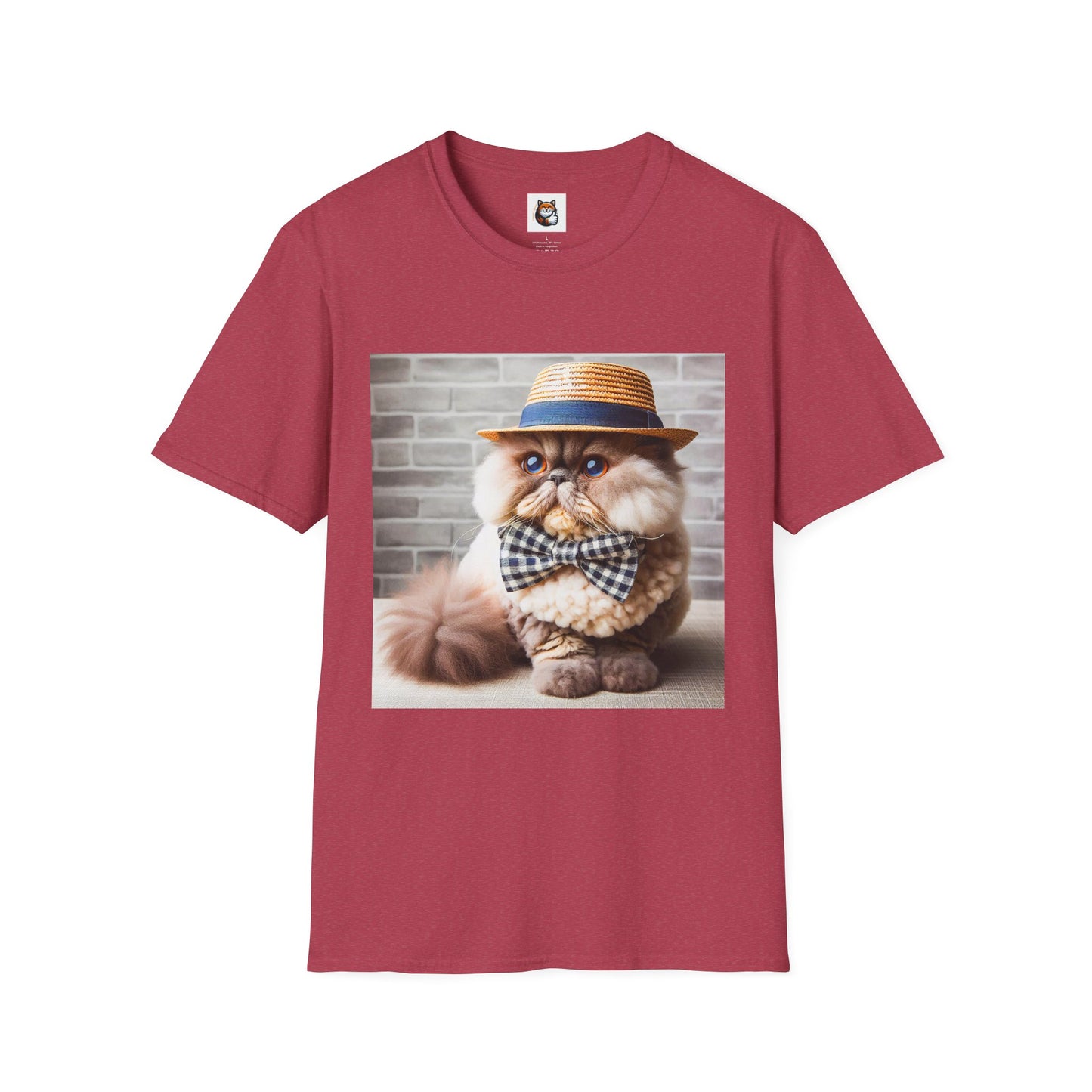 Selkirk Rex Cat T-Shirt hat and bow tie