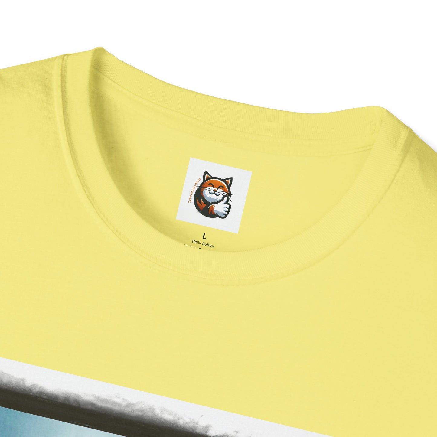 Cornish Rex Cat hat and bow tie Softstyle T-Shirt