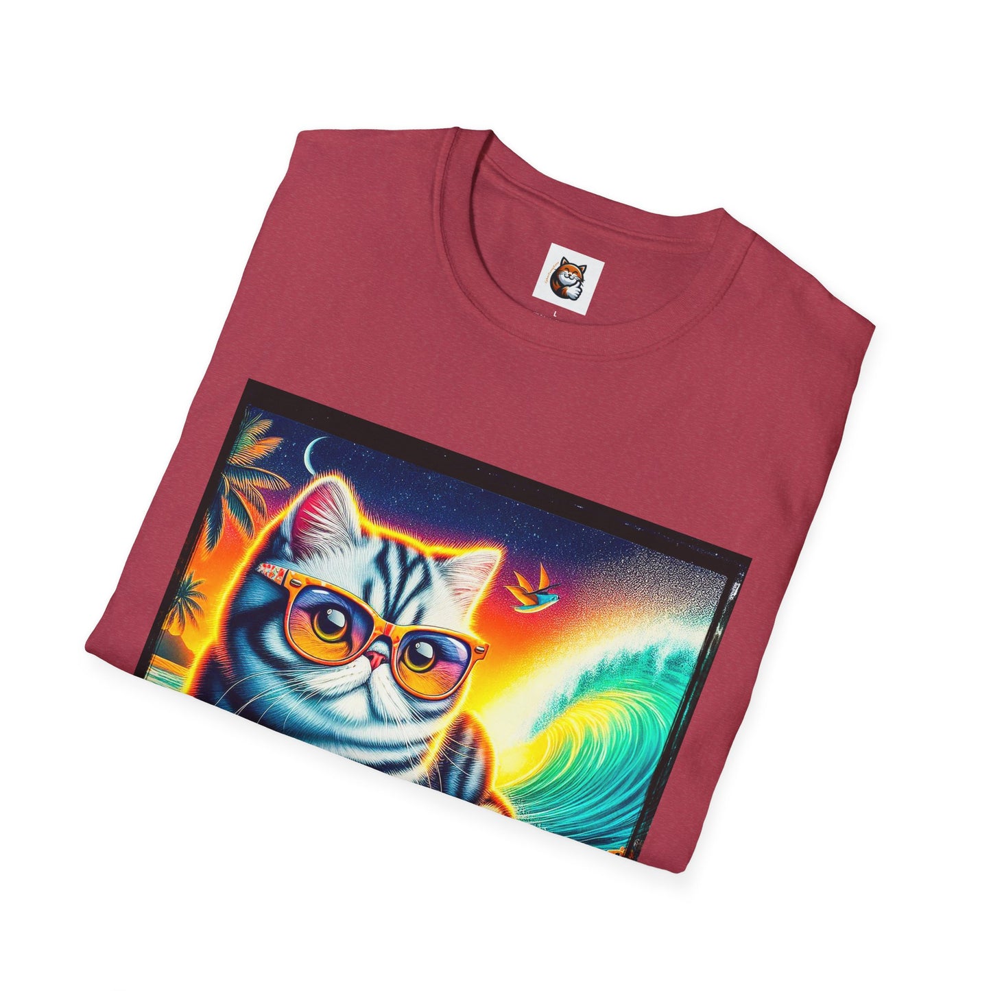Exotic Shorthair Cat Unisex Softstyle T-Shirt