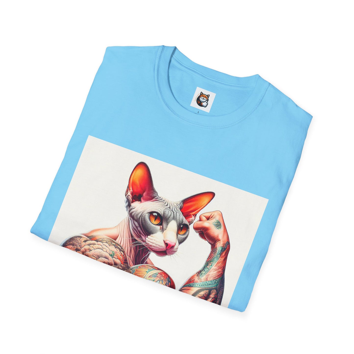 Cornish Rex Cat muscles  T-Shirt