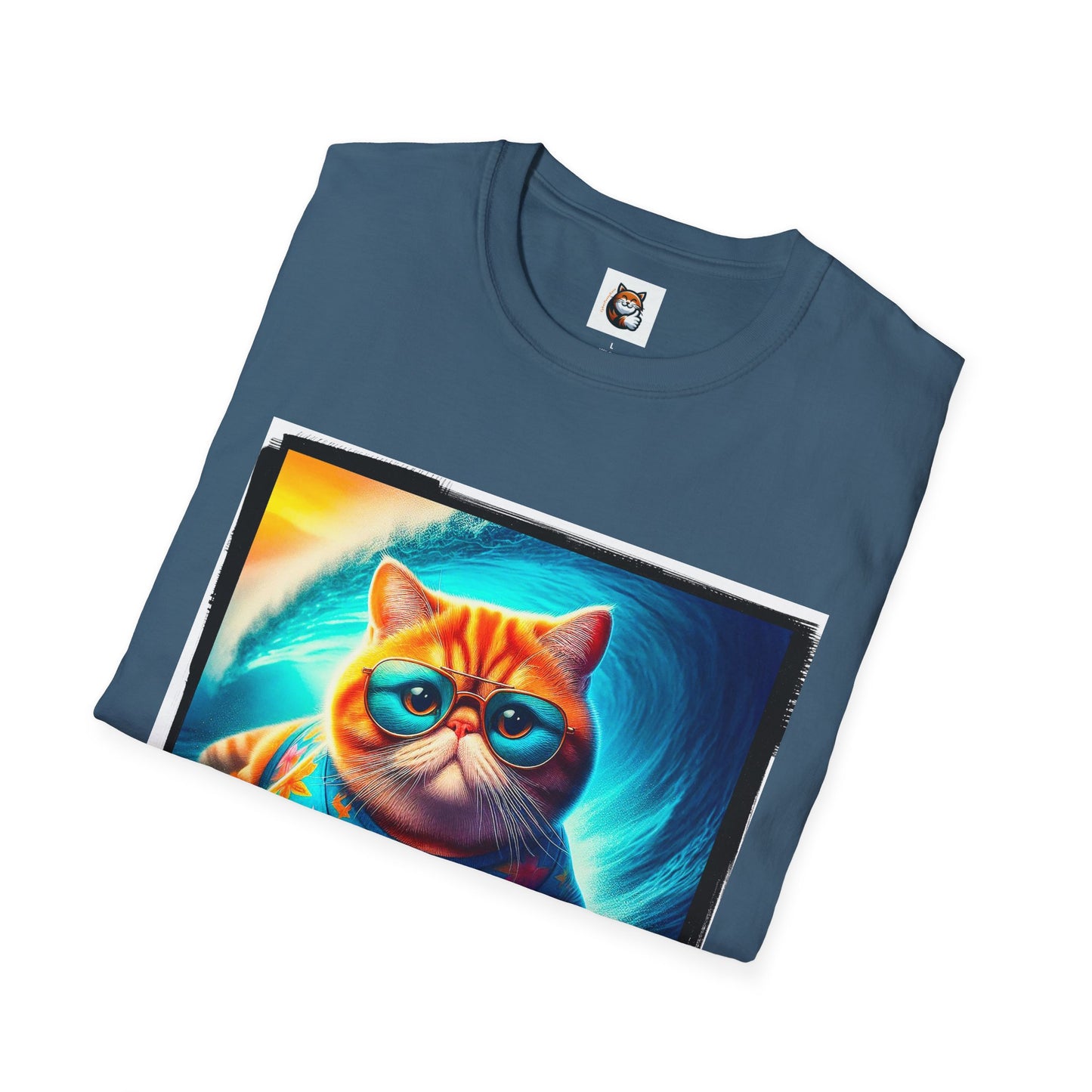 Exotic Shorthair Cat Unisex Softstyle T-Shirt