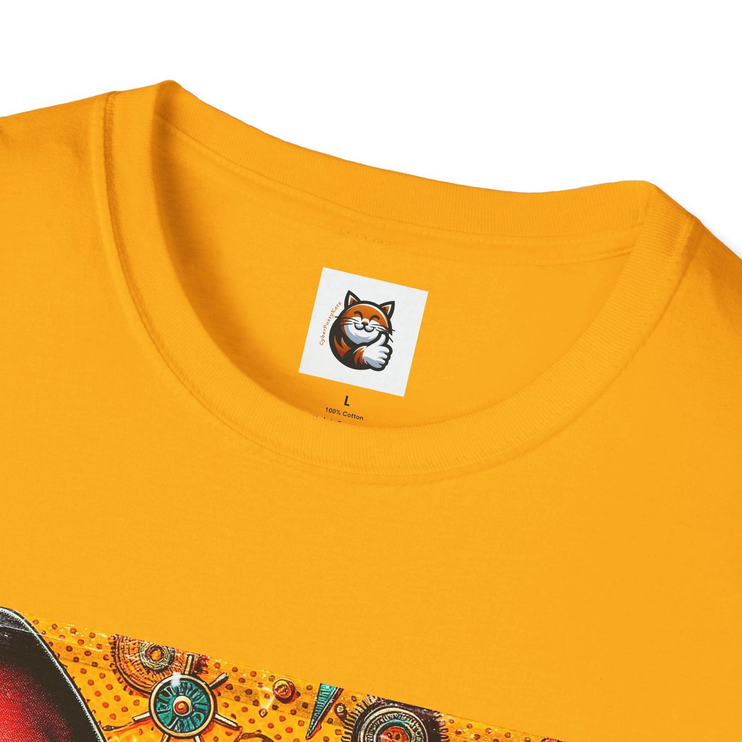 Cornish Rex Cat steam punk T-Shirt by Printify