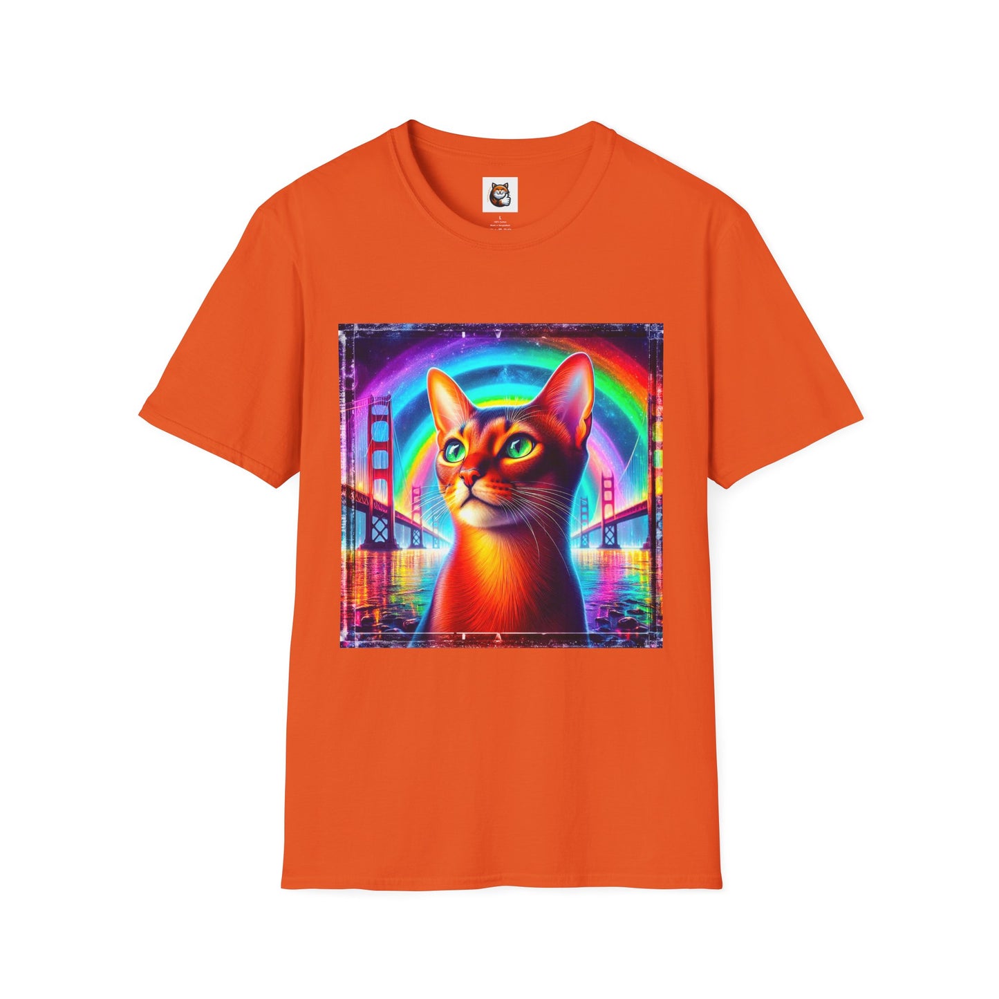 Abyssinian rainbow Softstyle T-Shirt
