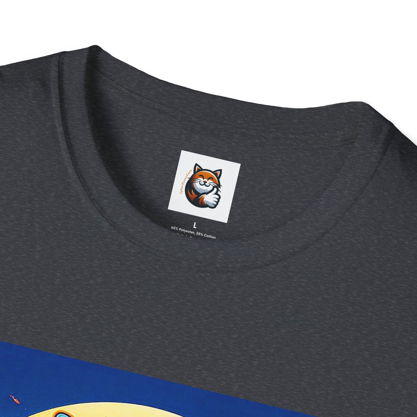 Russian Blue Cat Unisex Softstyle T-Shirt