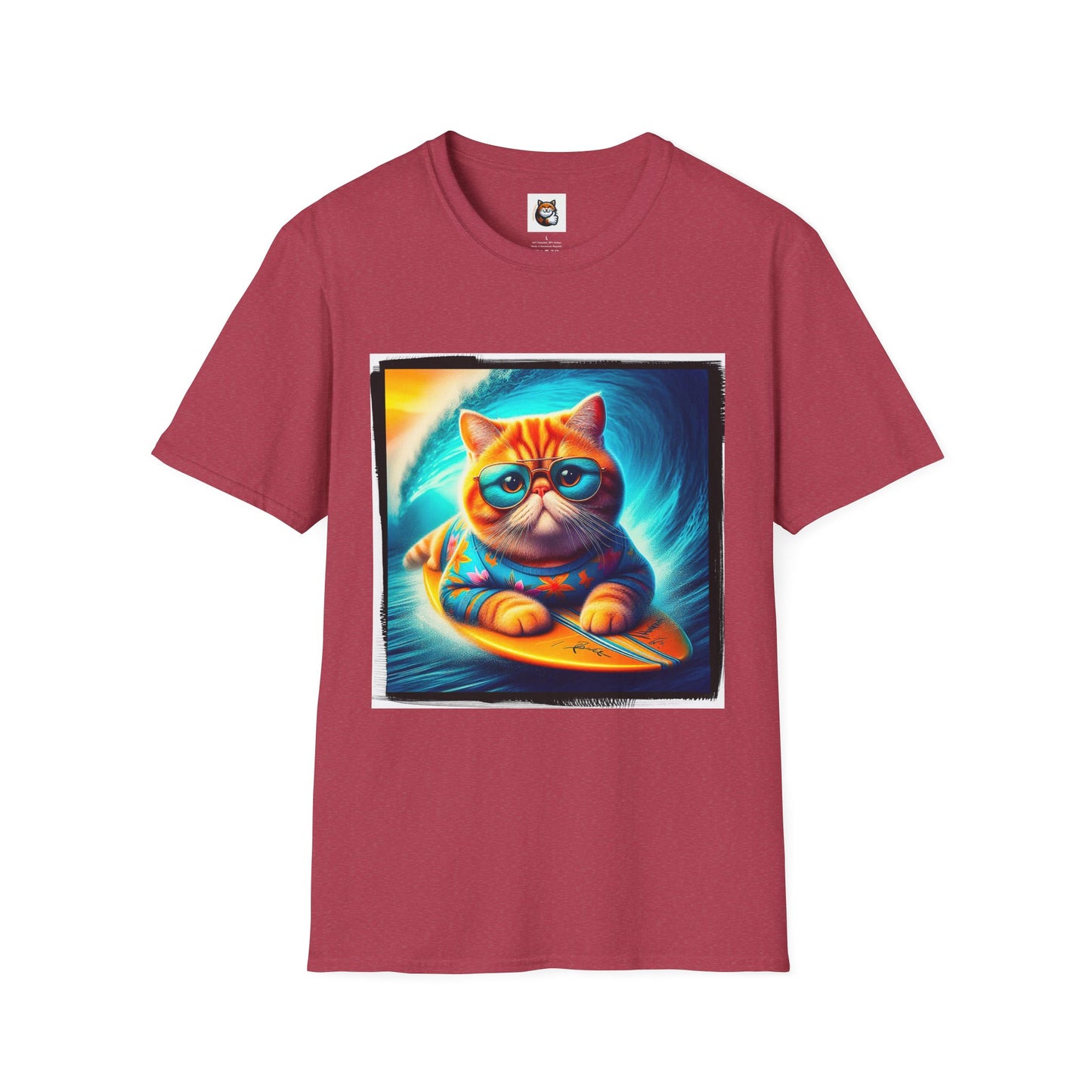 Exotic Shorthair Cat Unisex Softstyle T-Shirt