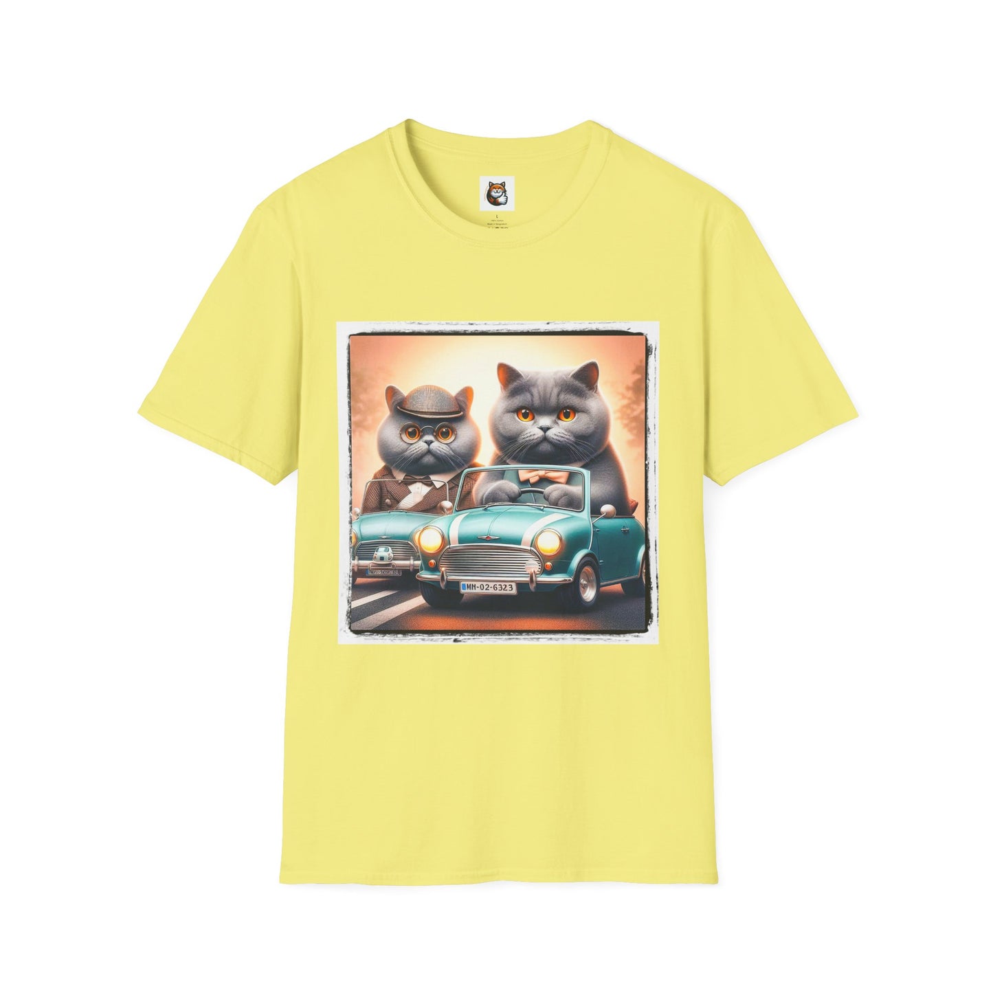 Wacky British Shorthair Unisex Softstyle T-Shirt