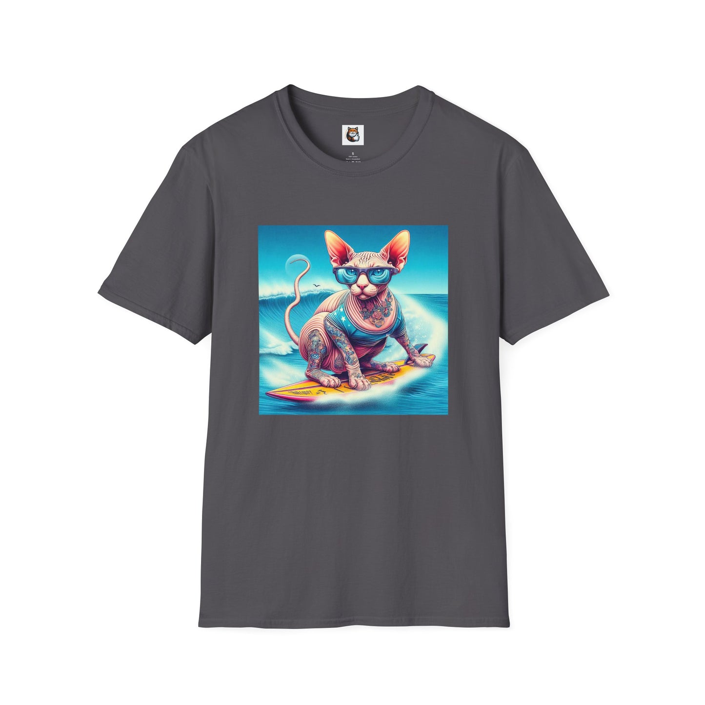 Sphynx Cat surfing beauty shirt