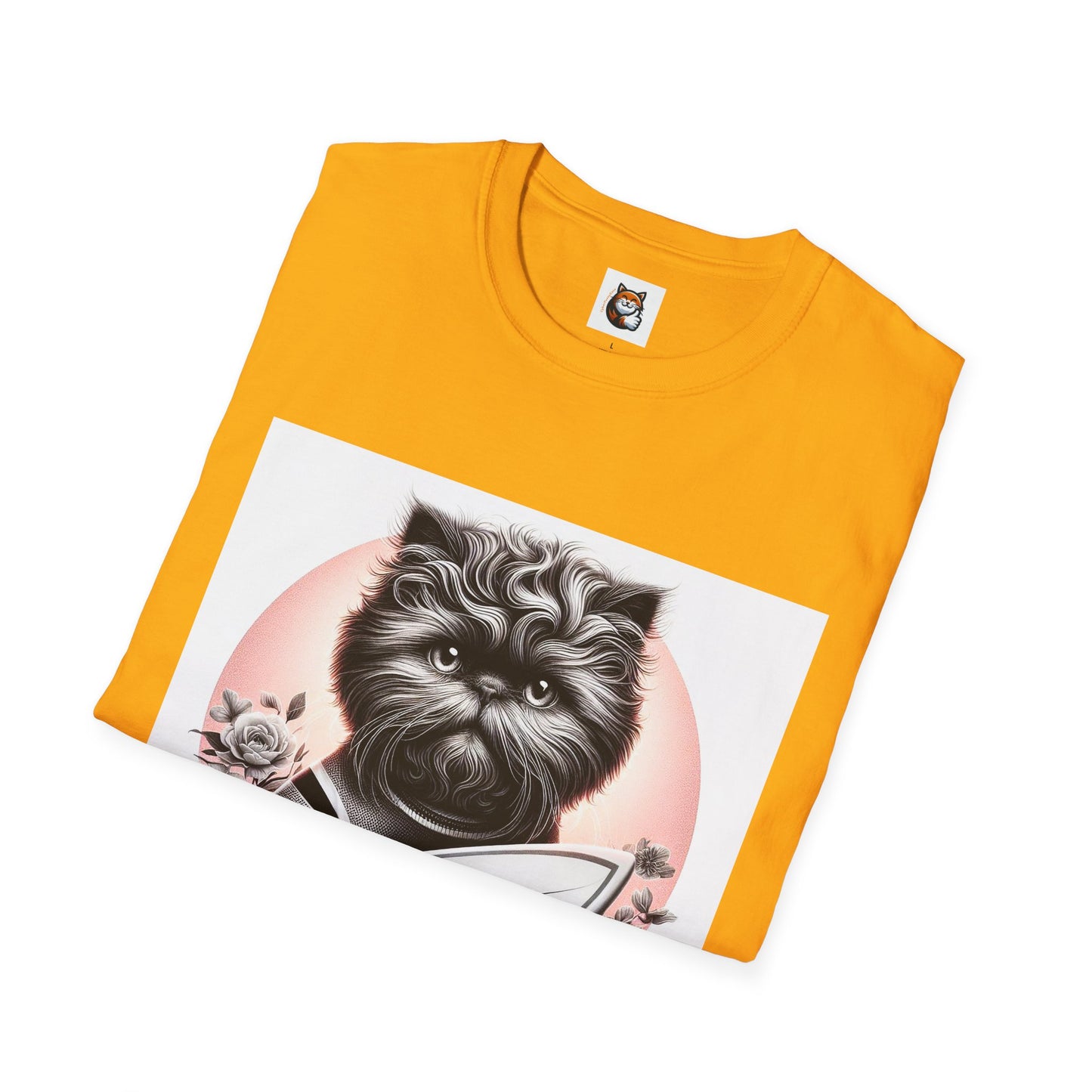 Selkirk Rex Cat T-Shirt fluffy surfer girl