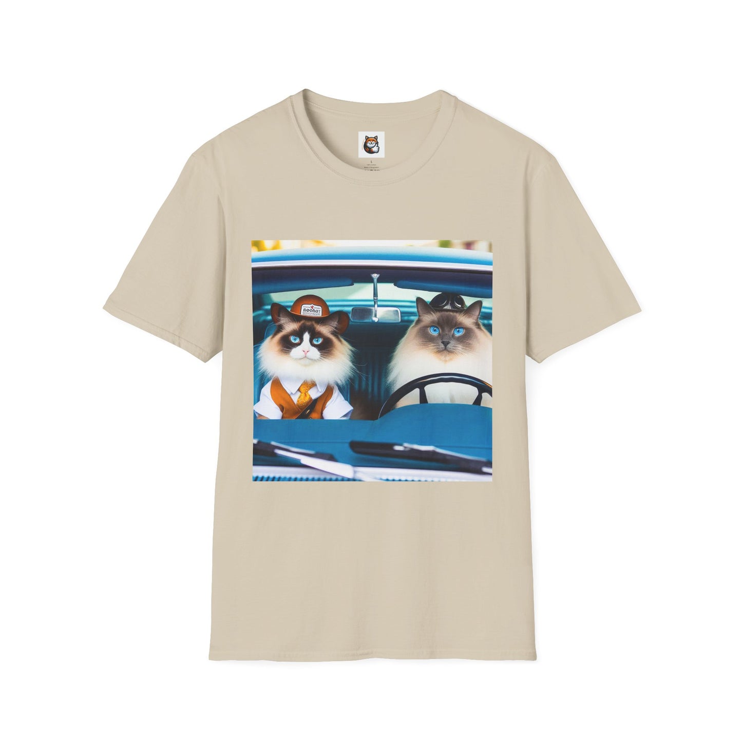 Wacky Ragdoll fun couple driving T-Shirt