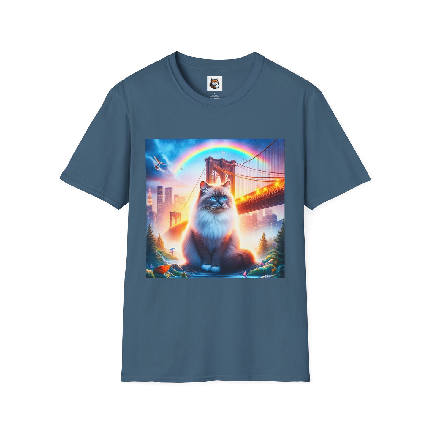 Ragdoll Unisex  rainbow bridge T-Shirt