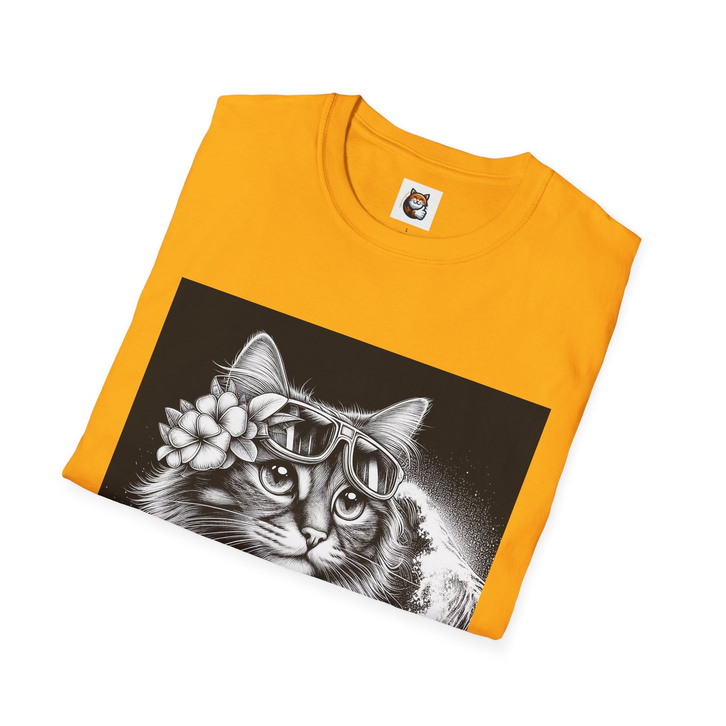 Domestic Cat black and white  T-Shirt