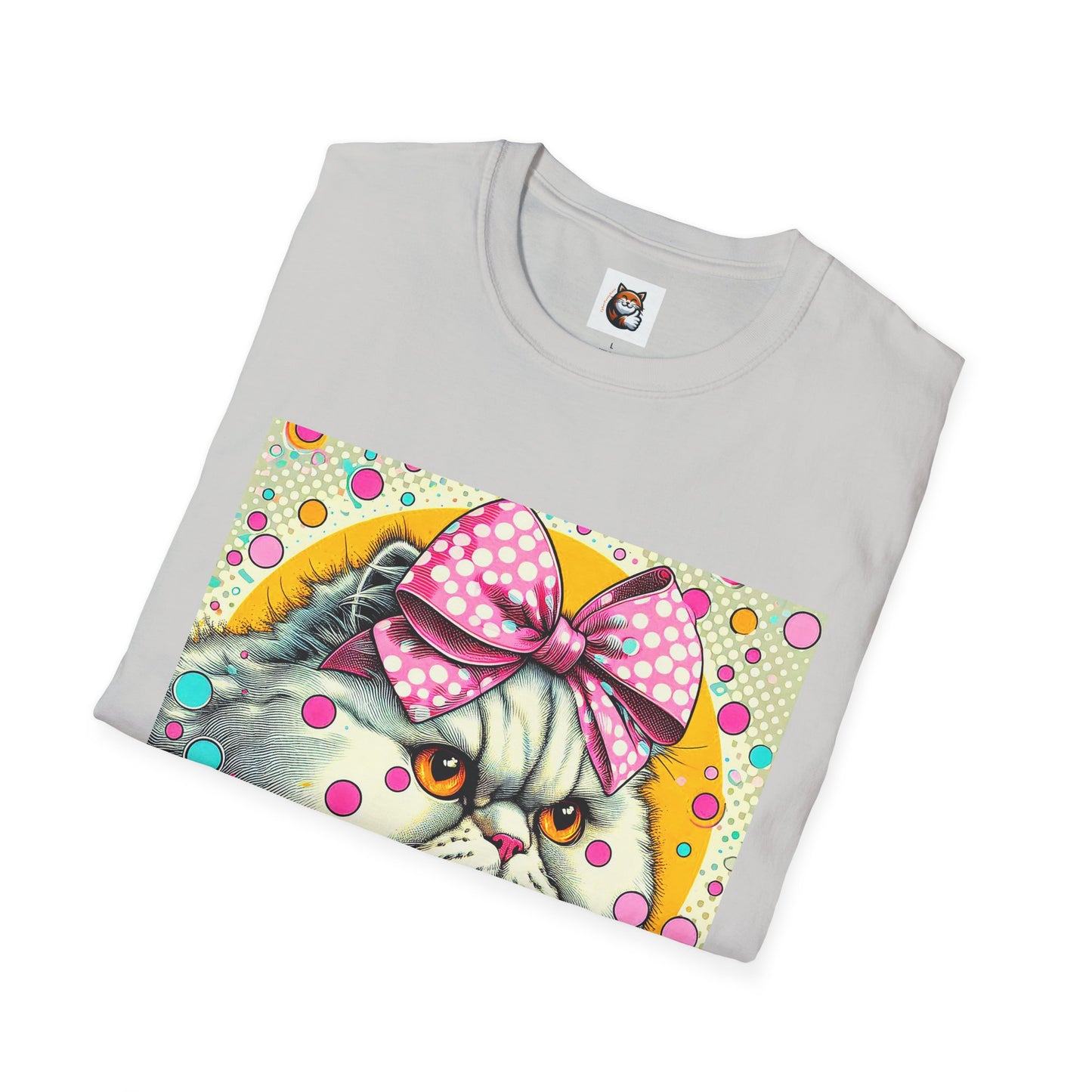 Selkirk Rex Cat T-Shirt angry princess