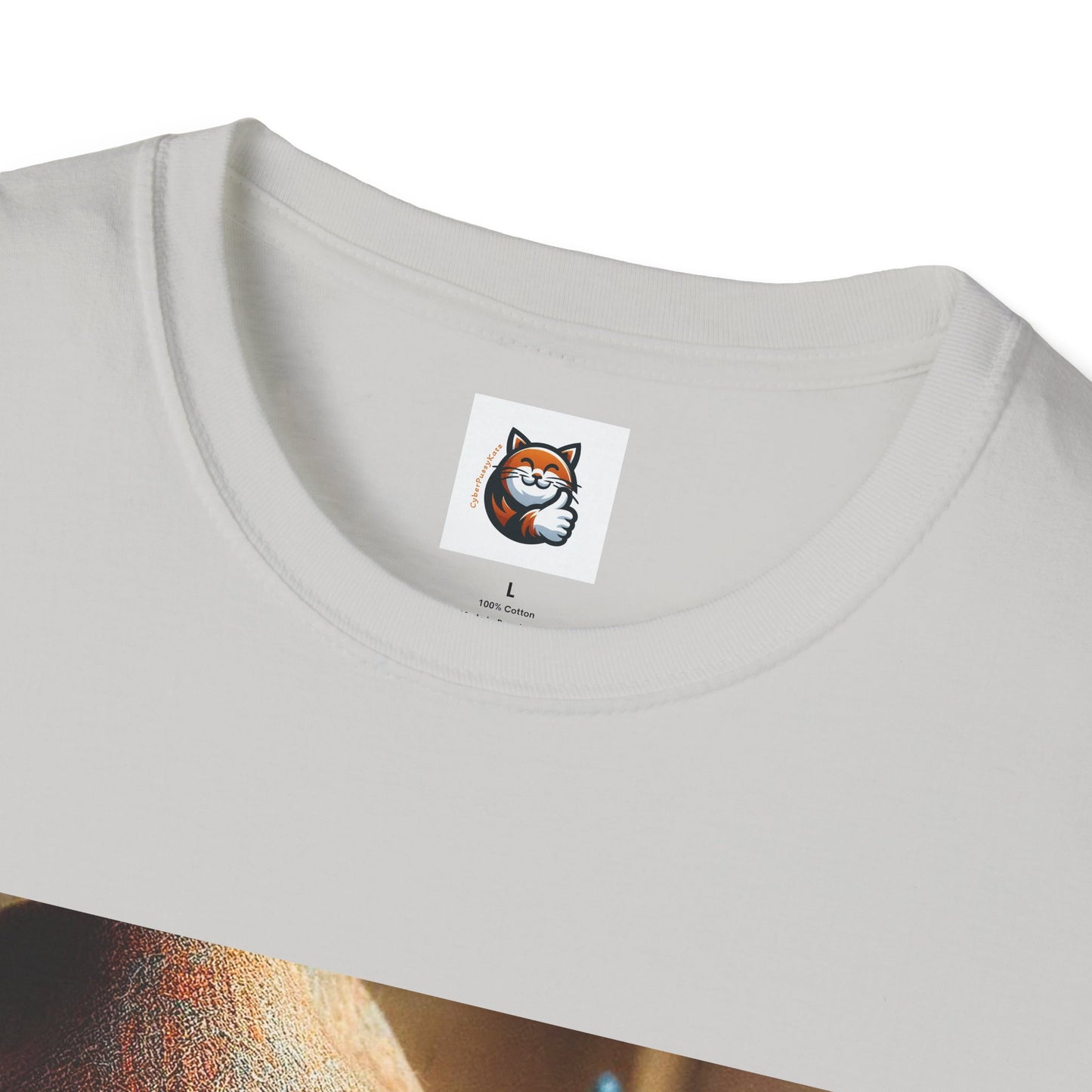 Russian Blue Cat hat and bow tie T-Shirt