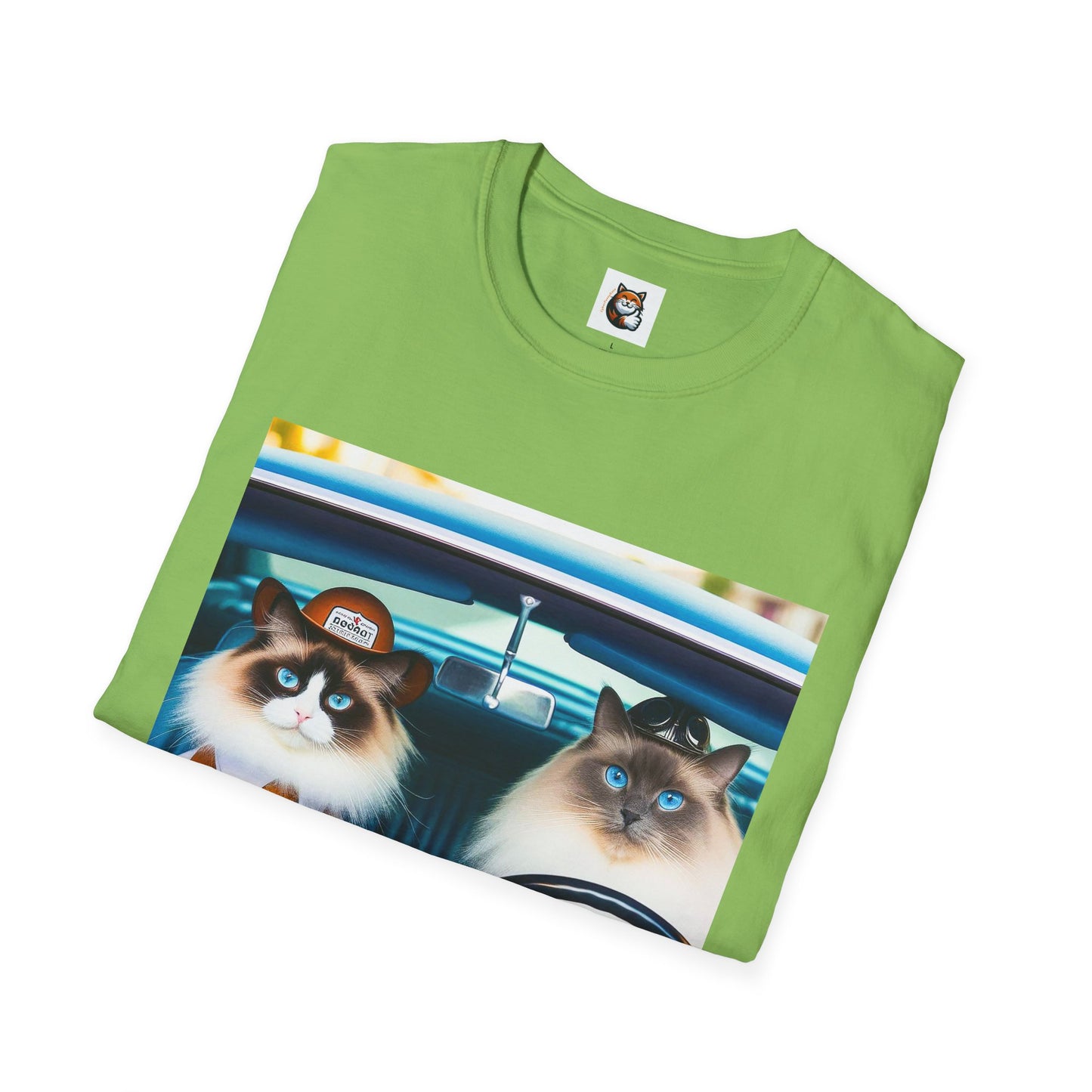 Wacky Ragdoll fun couple driving T-Shirt