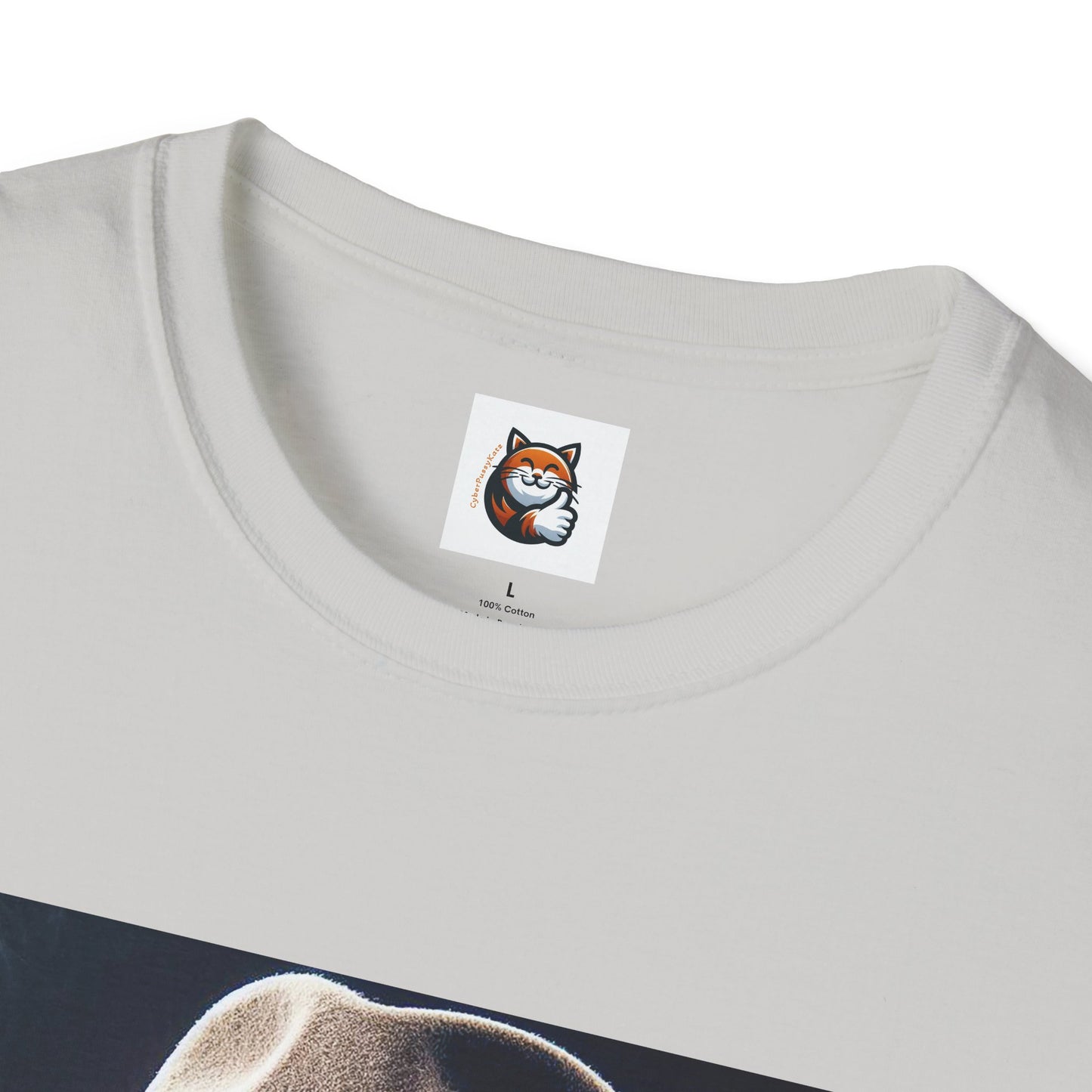 Russian Blue Cat  smoking and cigars T-Shirt