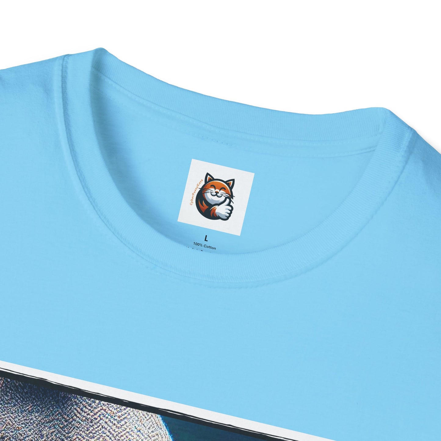 Devon Rex Cat smoking Softstyle T-Shirt