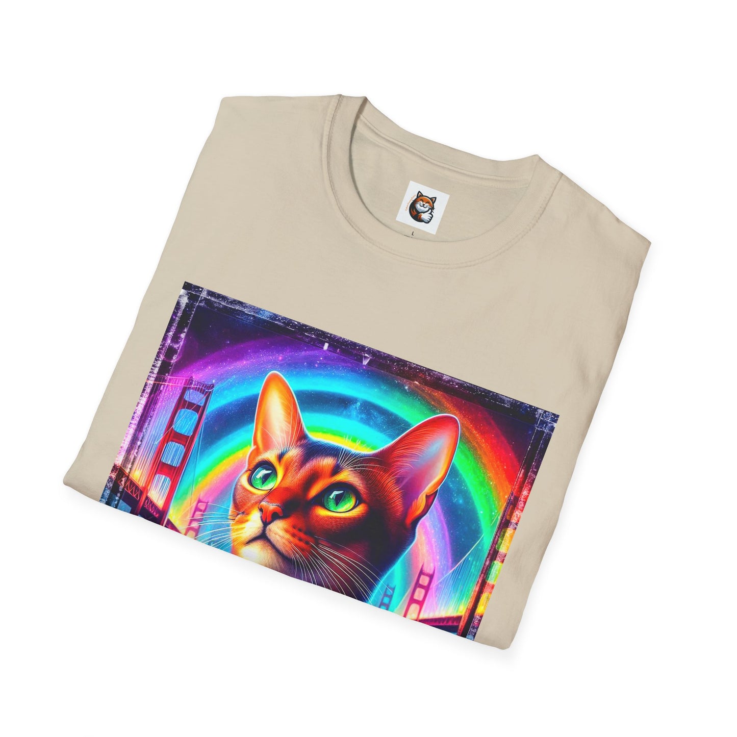 Abyssinian rainbow Softstyle T-Shirt