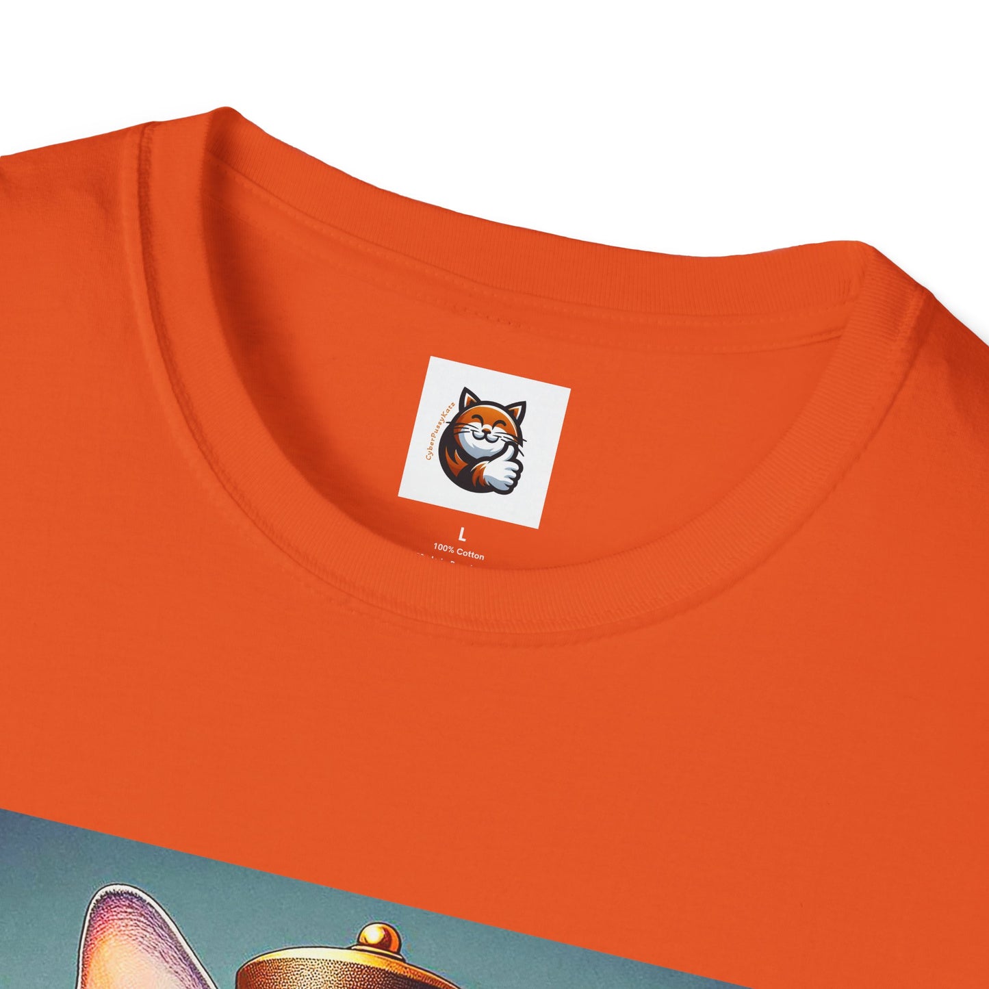 Devon Rex Cat steam punk Softstyle T-Shirt