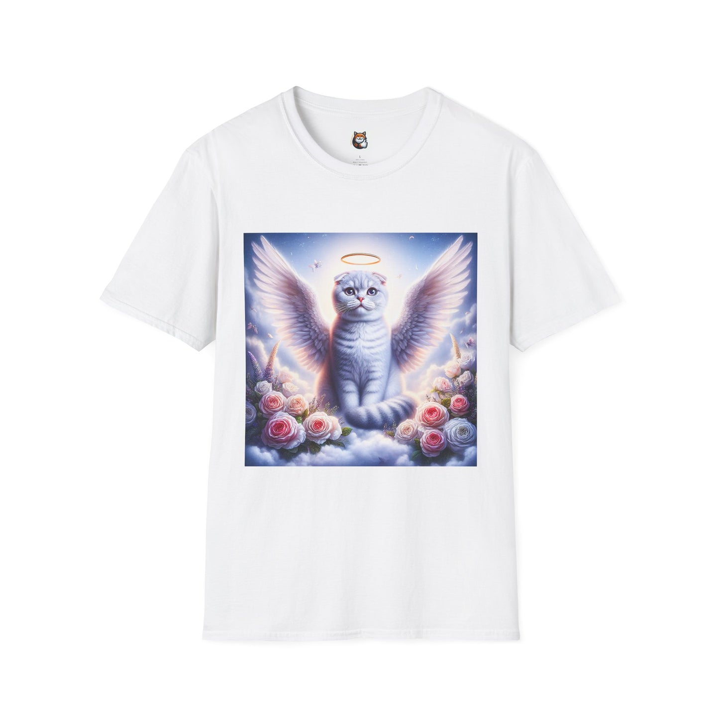 Scottish Fold Cat heavenly Angel T-Shirt